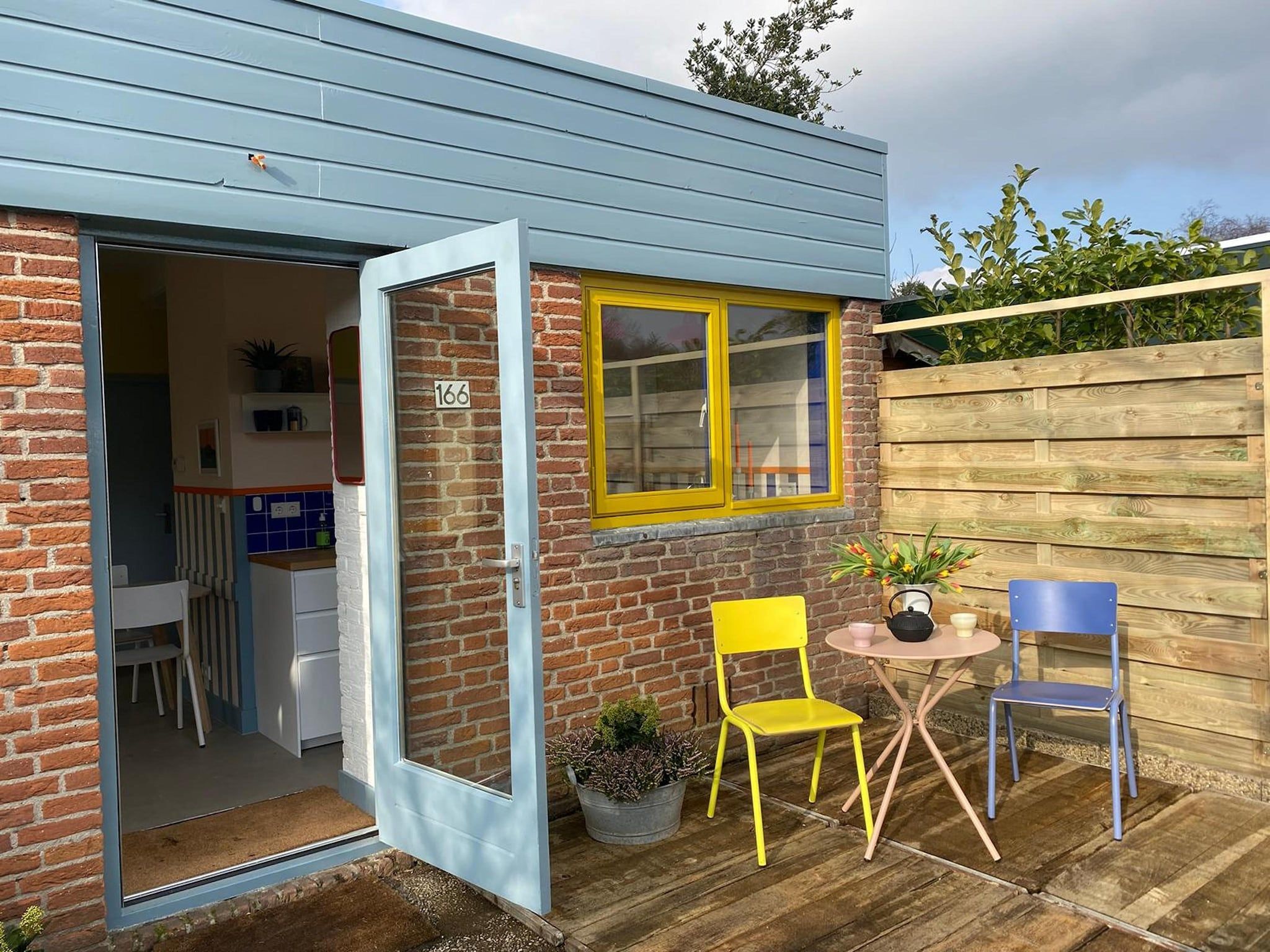 Het terras van Nana's in Noordwijkerhout