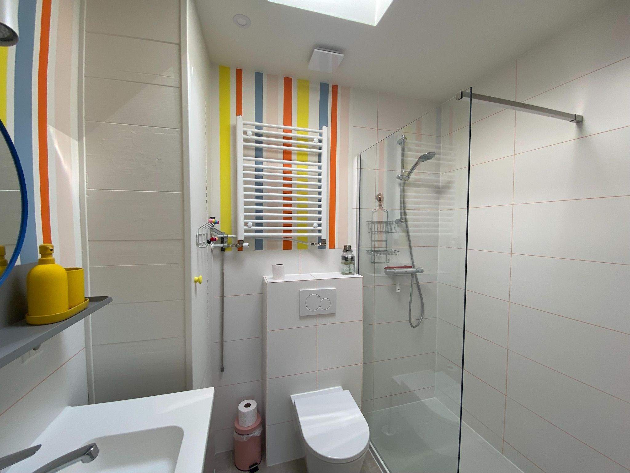 De badkamer van Nana's in Noordwijkerhout