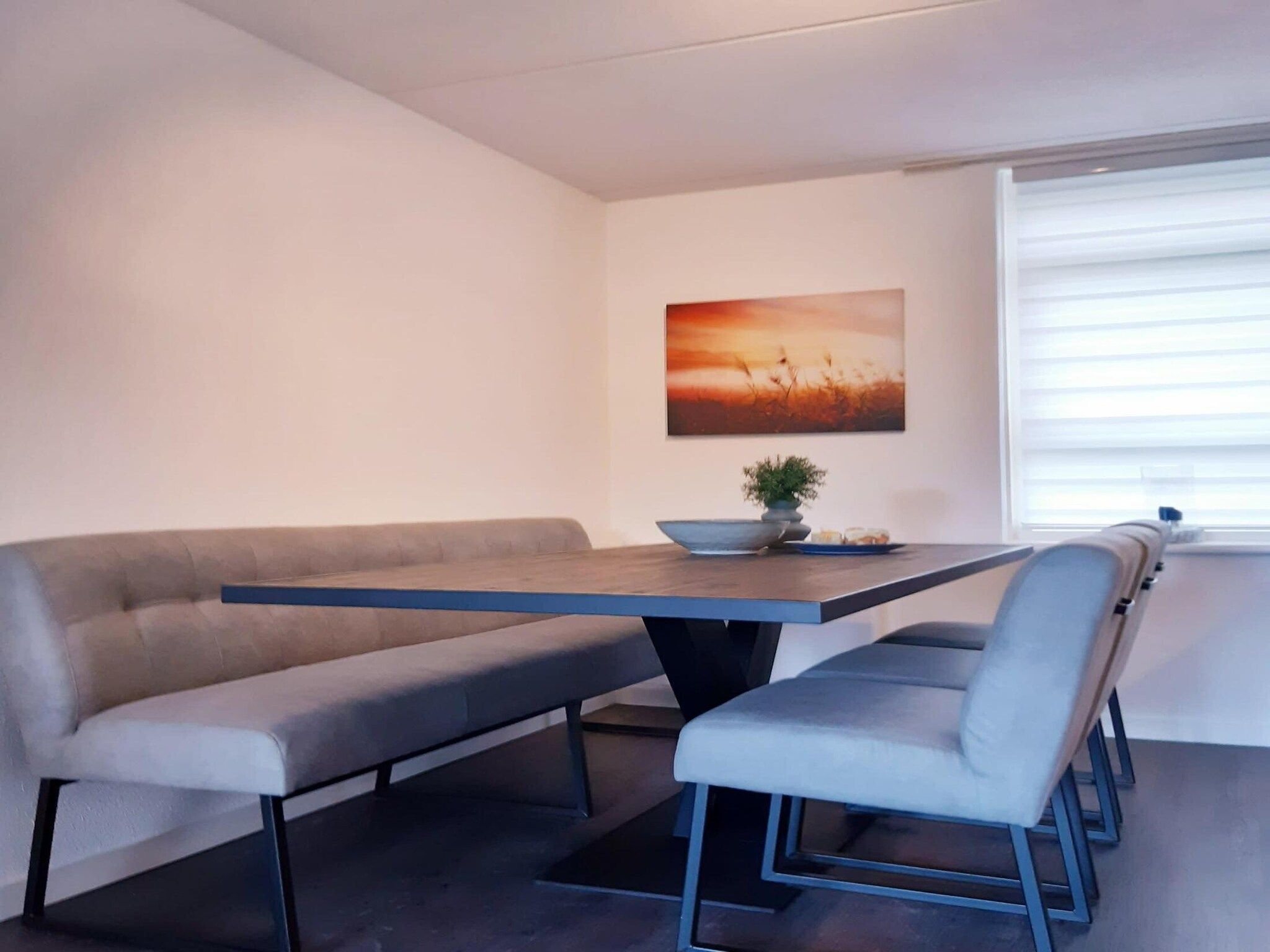 De eetkamer van Dijkhuis Sauna 6 in Medemblik