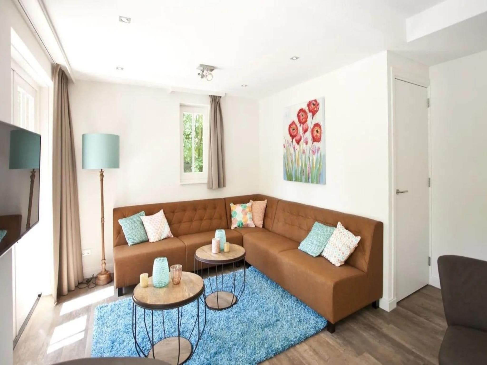 De woonkamer van Group accommodation 20 in Otterlo