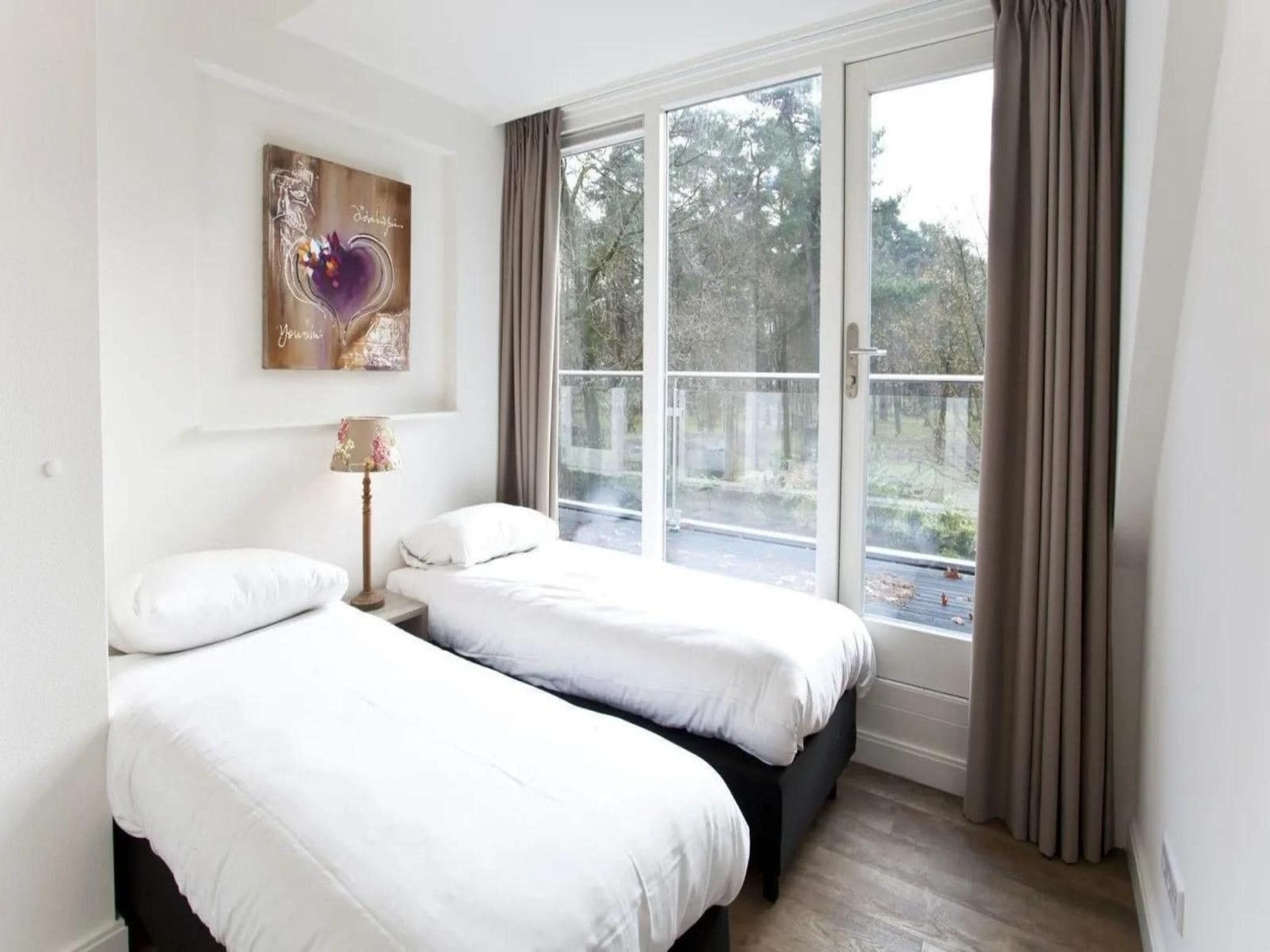 Een slaapkamer van Group accommodation 20 in Otterlo