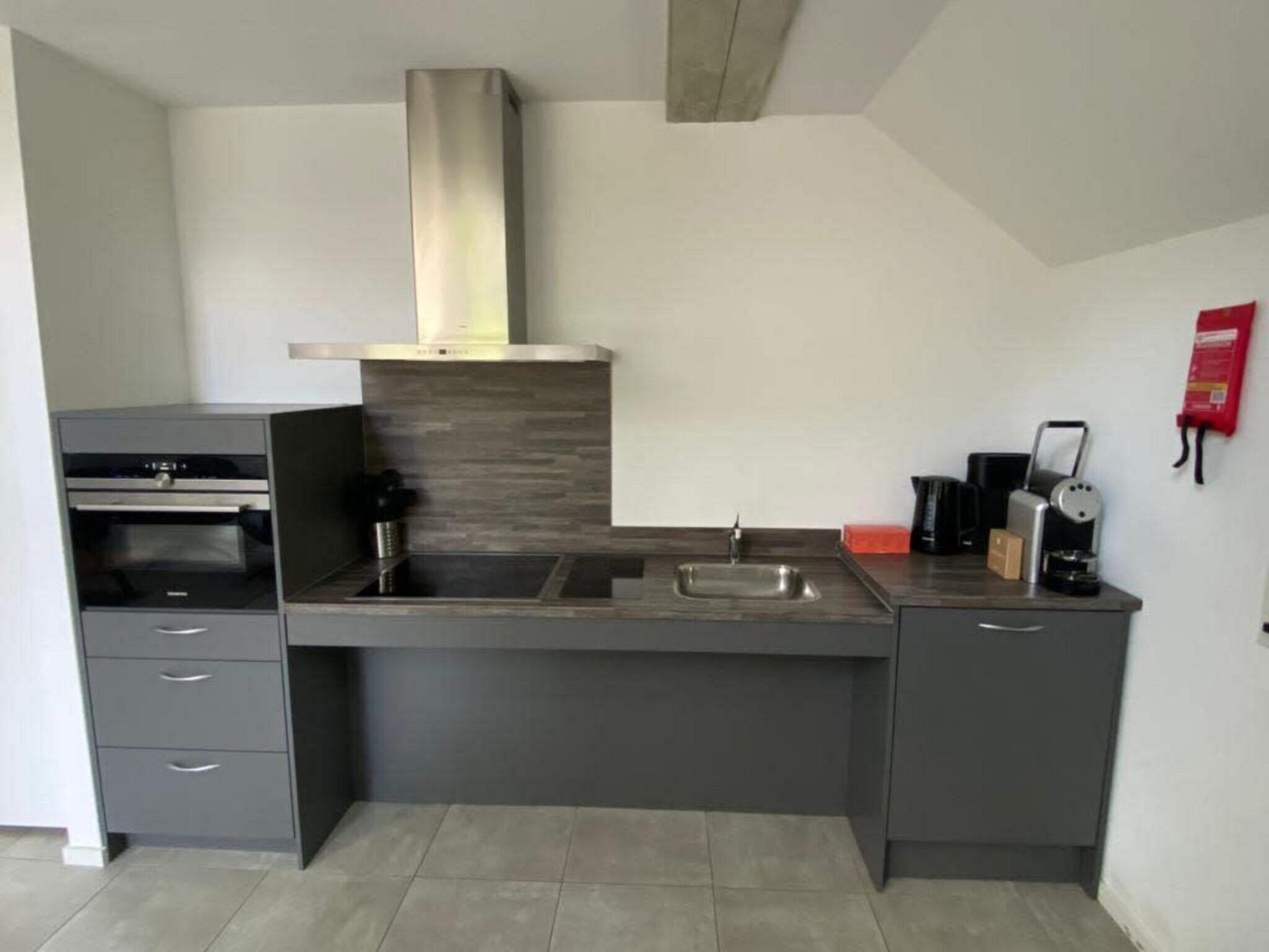 De keuken van Villa MIVA 8 in Otterlo