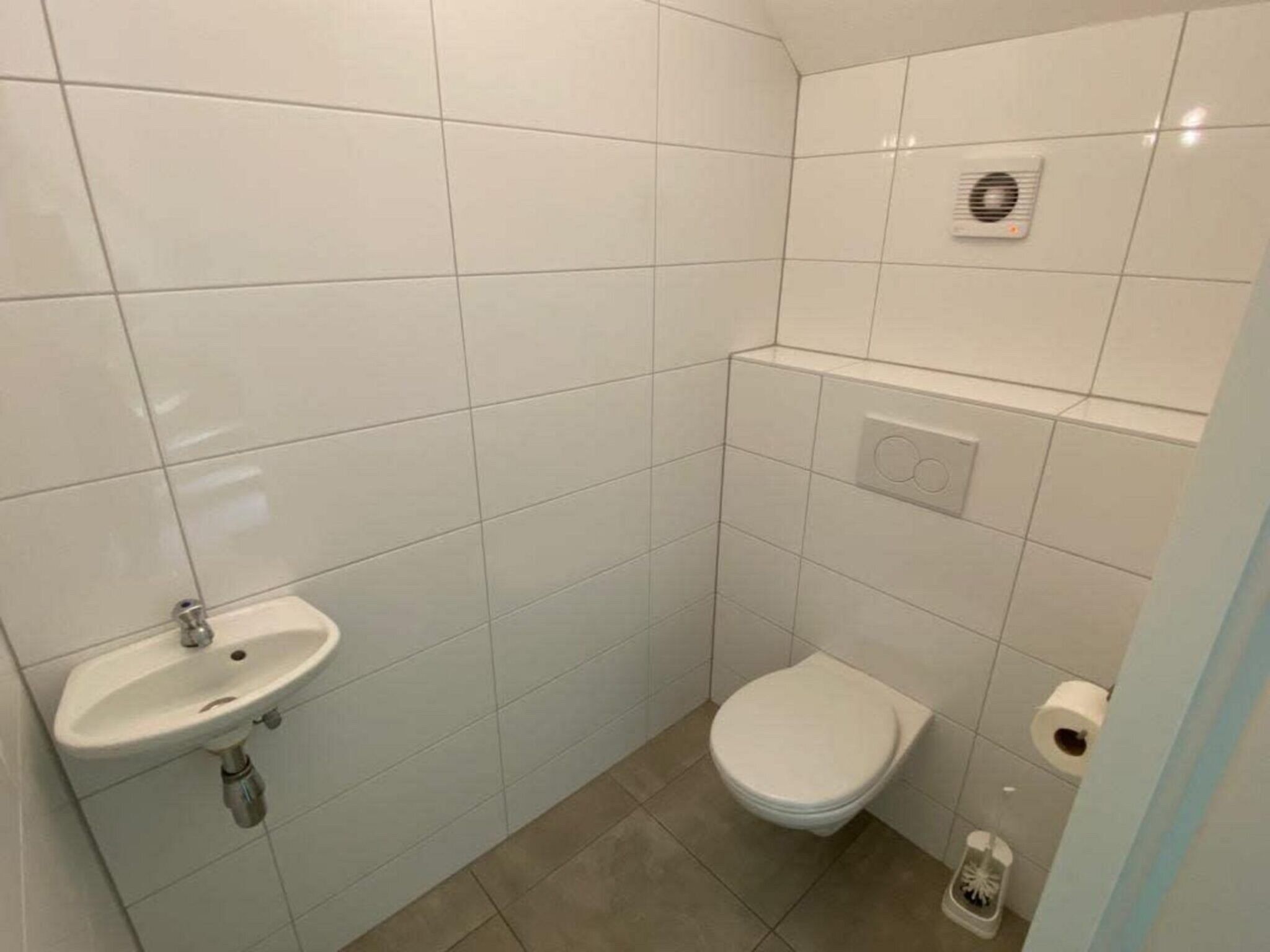 De badkamer van Villa MIVA 8 in Otterlo