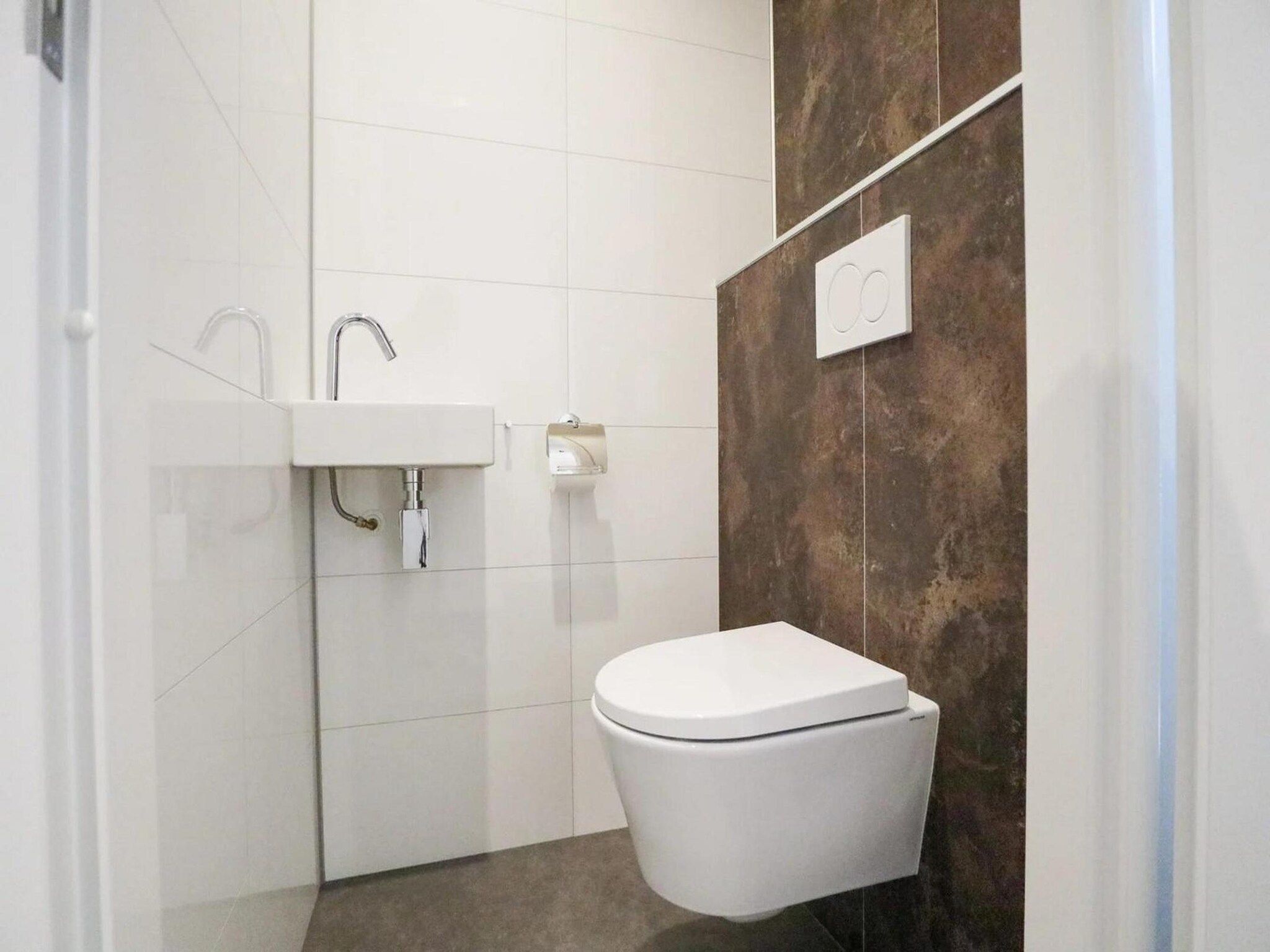 De badkamer van Cube Magnifique 6 in Otterlo
