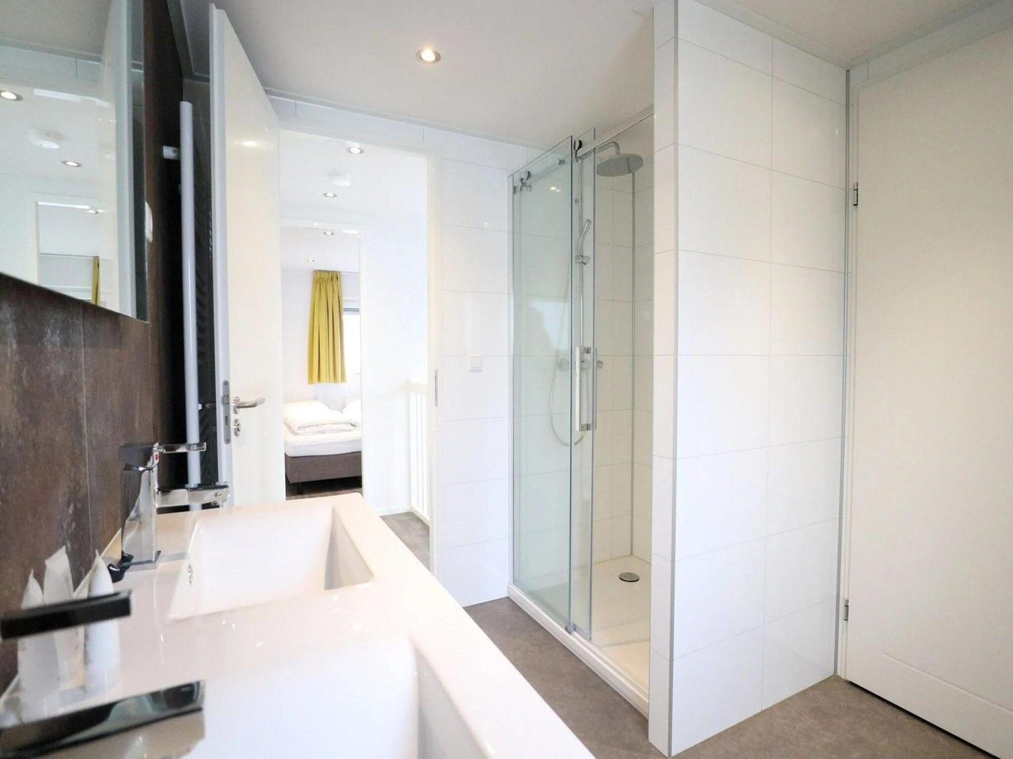 De badkamer van Cube Magnifique 6 in Otterlo