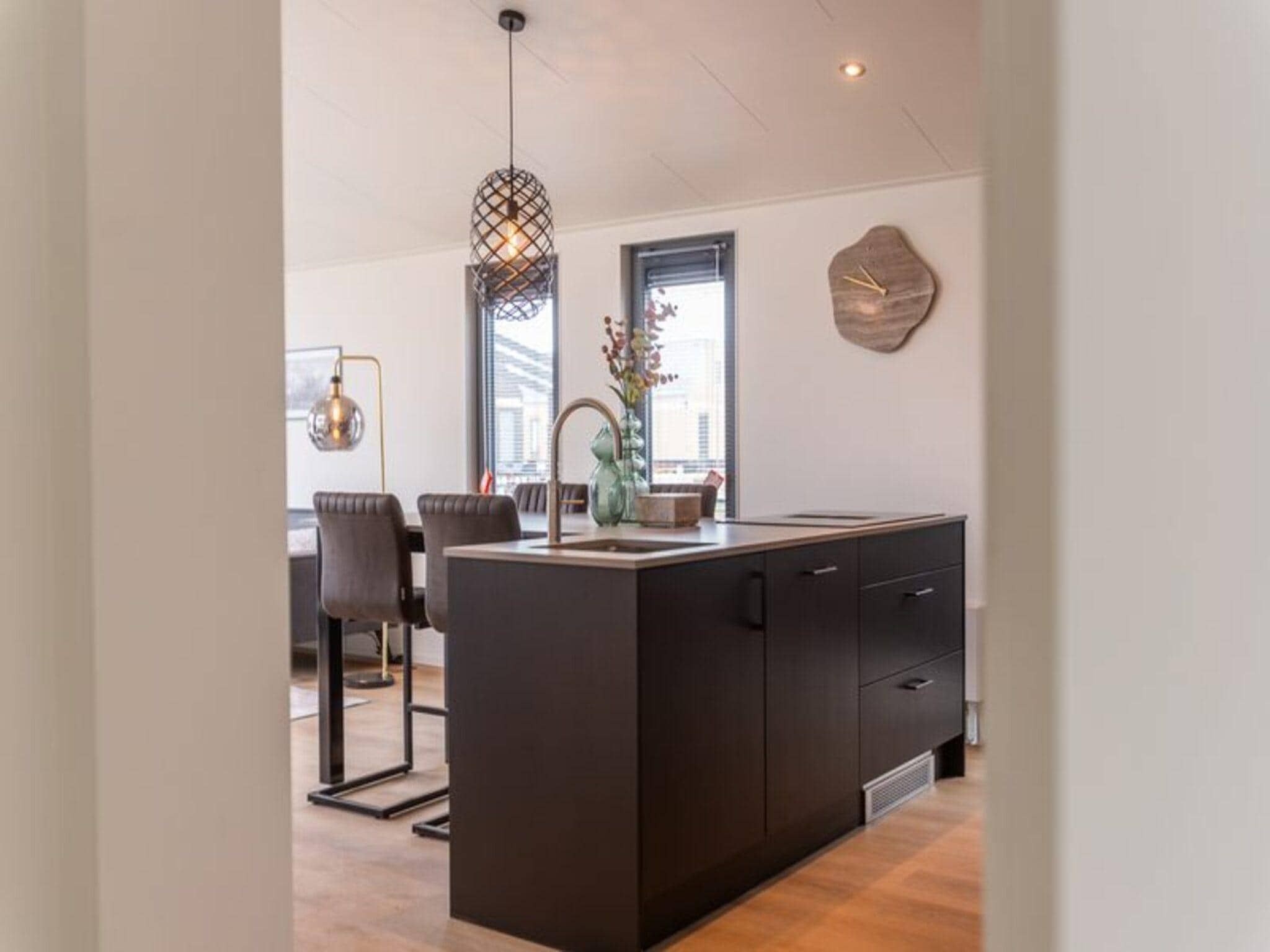 De keuken van Cube Split Culinair Wellness 6 in Enkhuizen