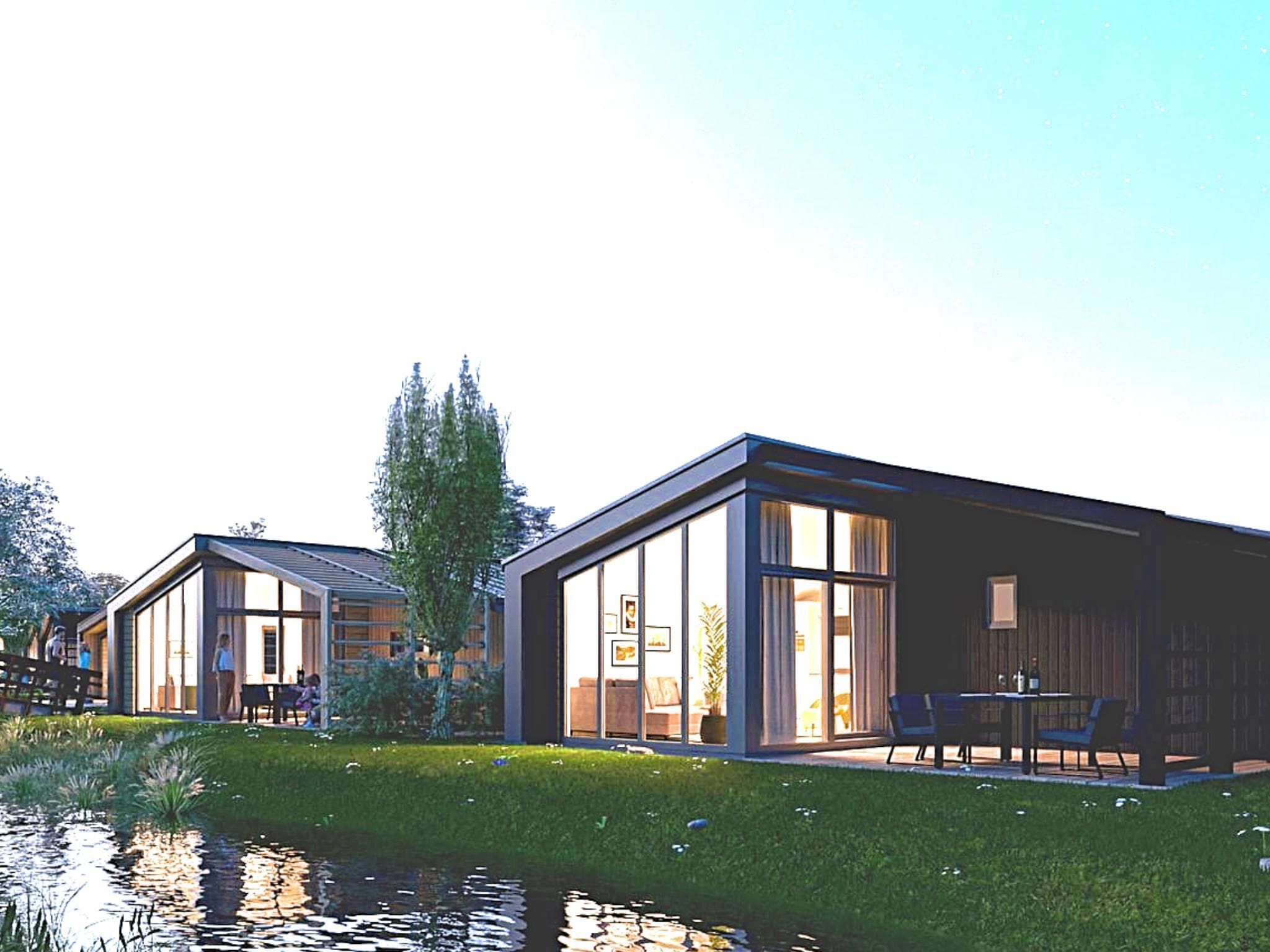 De buitenkant van Cube Split Sauna 4 in Enkhuizen