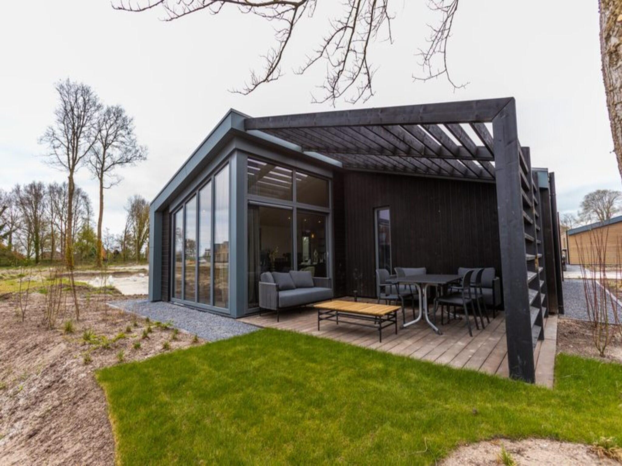 De buitenkant van Cube Split Sauna 4 in Enkhuizen