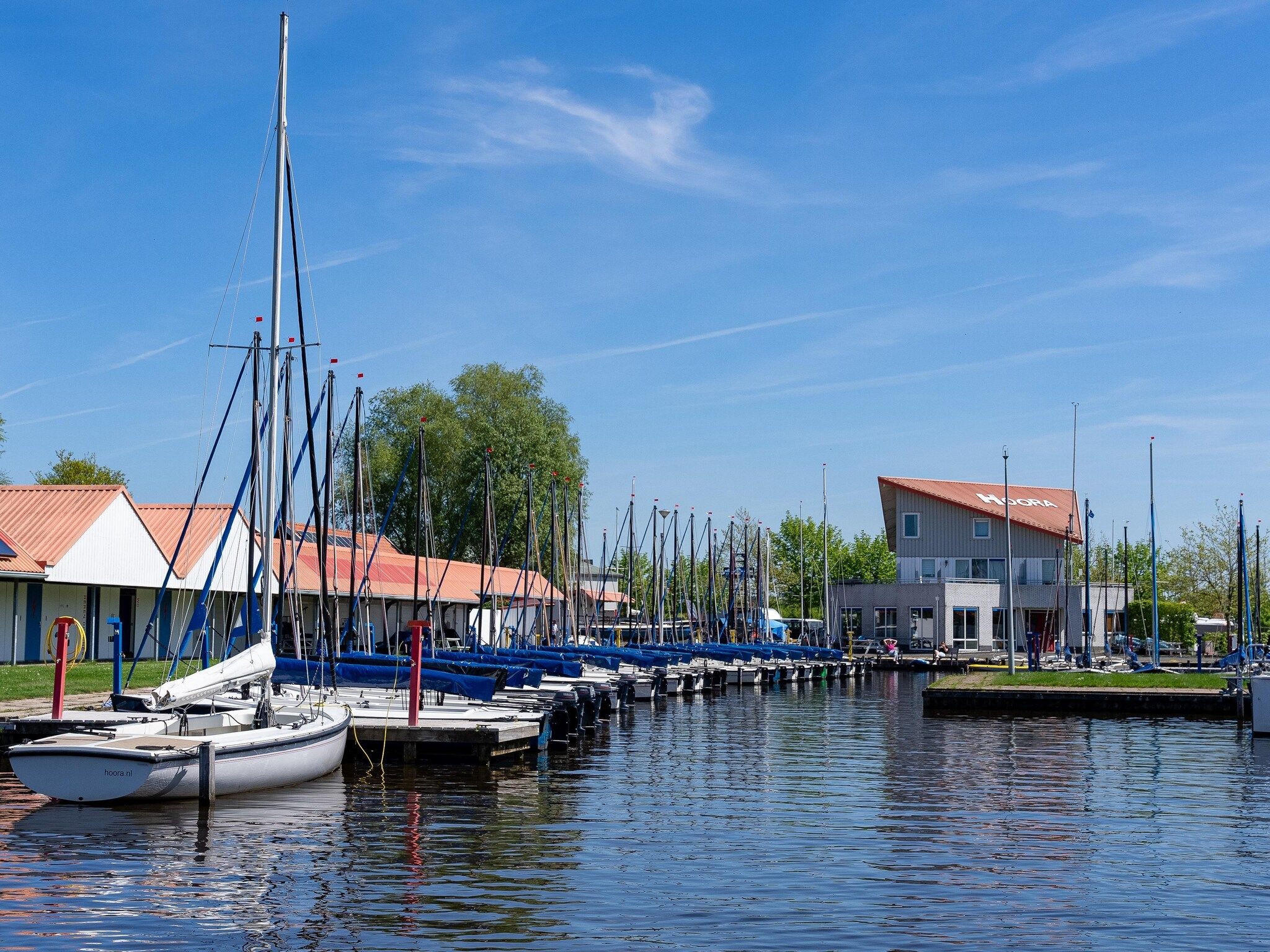 Het uitzicht vanaf Safari tent Heeg 4 persons in Heeg