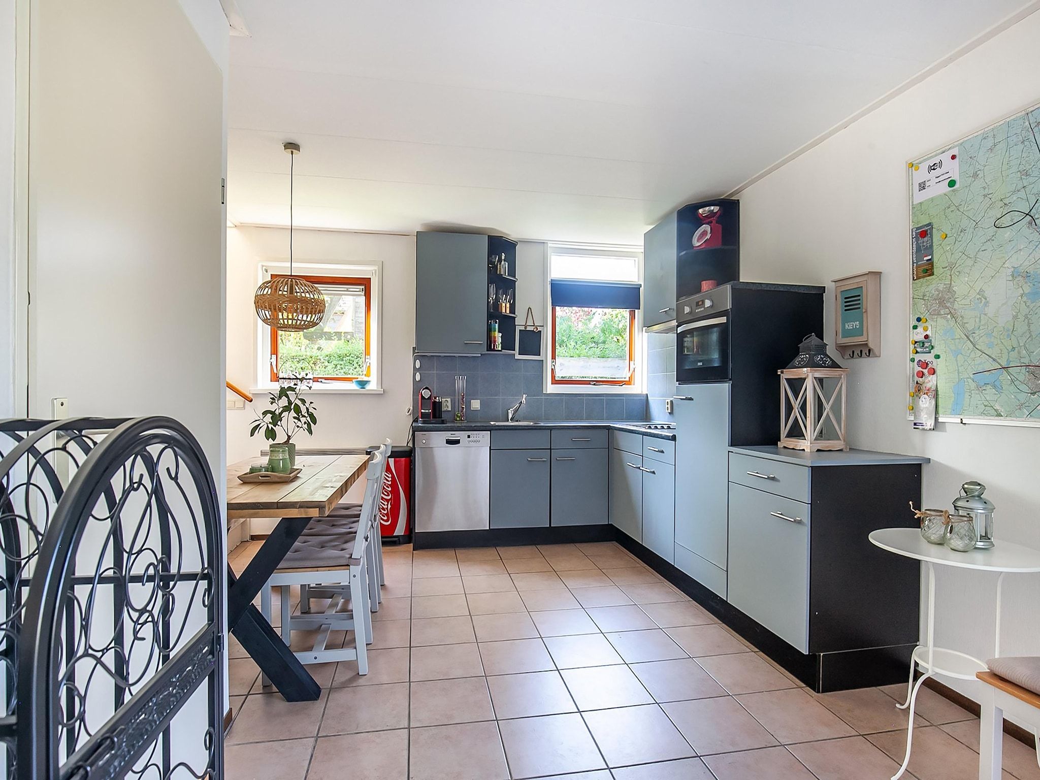 De keuken van Yn'e Lijte 109 in Grou