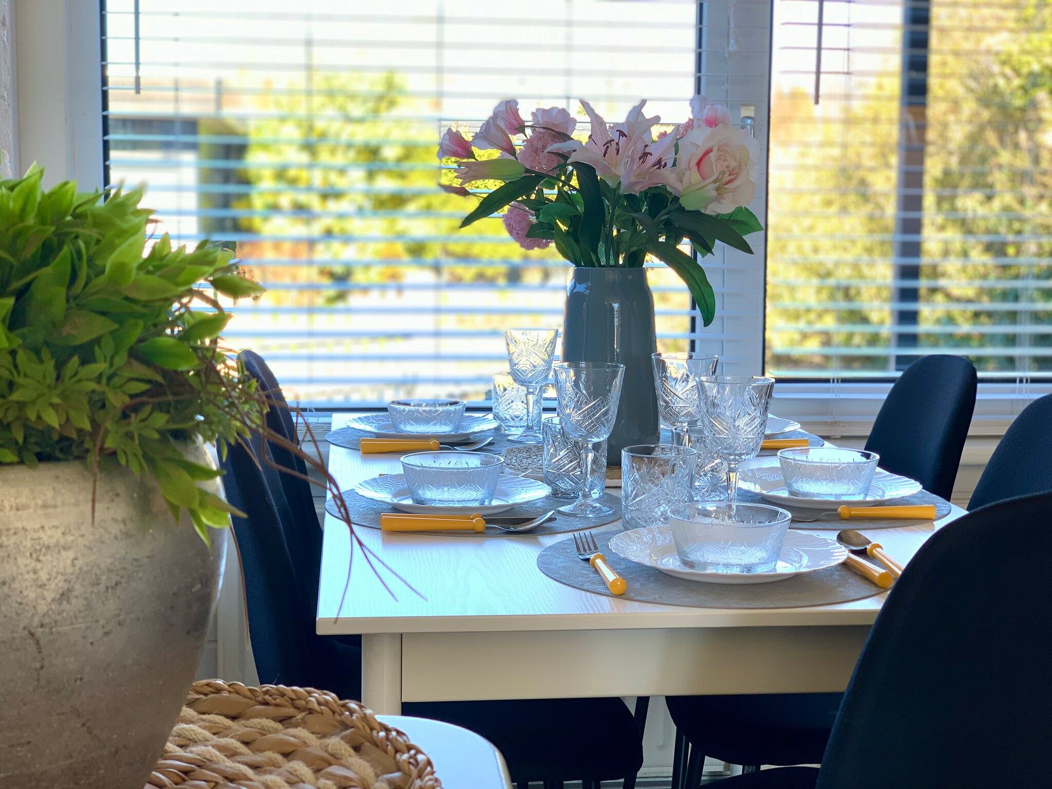 De eetkamer van Wildrijk 141 in Sint Maartenszee