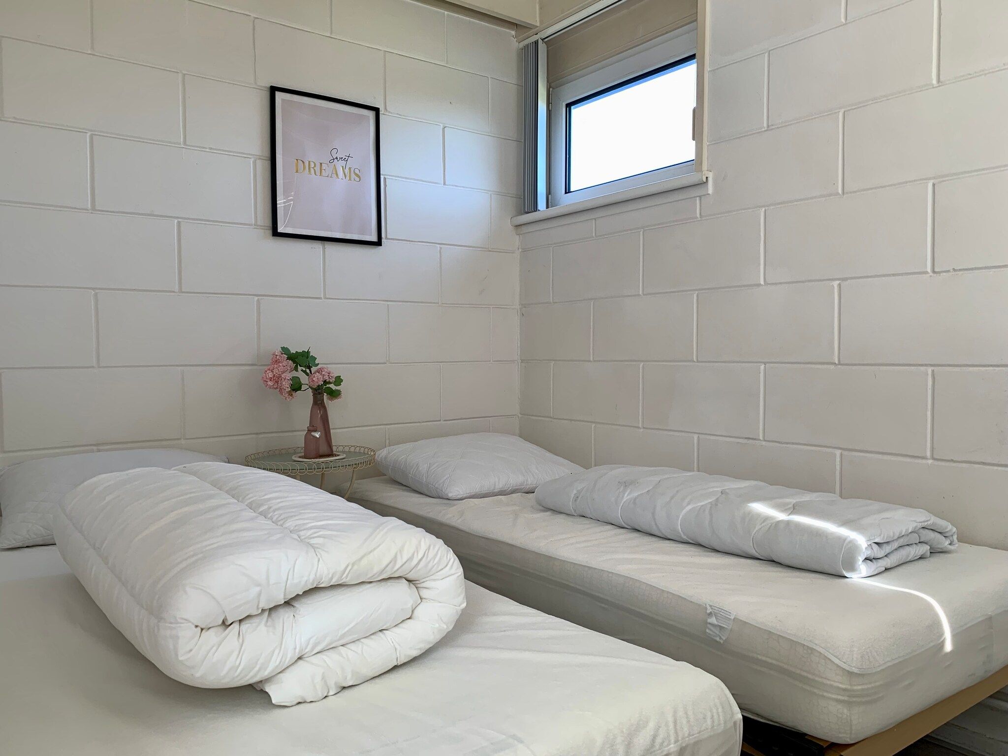 Een slaapkamer van Wildrijk 141 in Sint Maartenszee