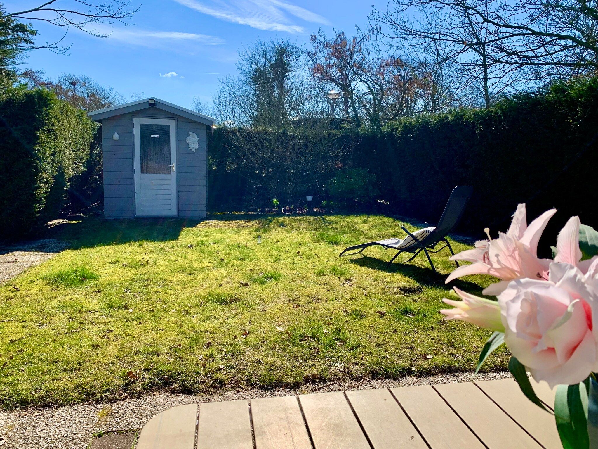 De tuin van Wildrijk 141 in Sint Maartenszee