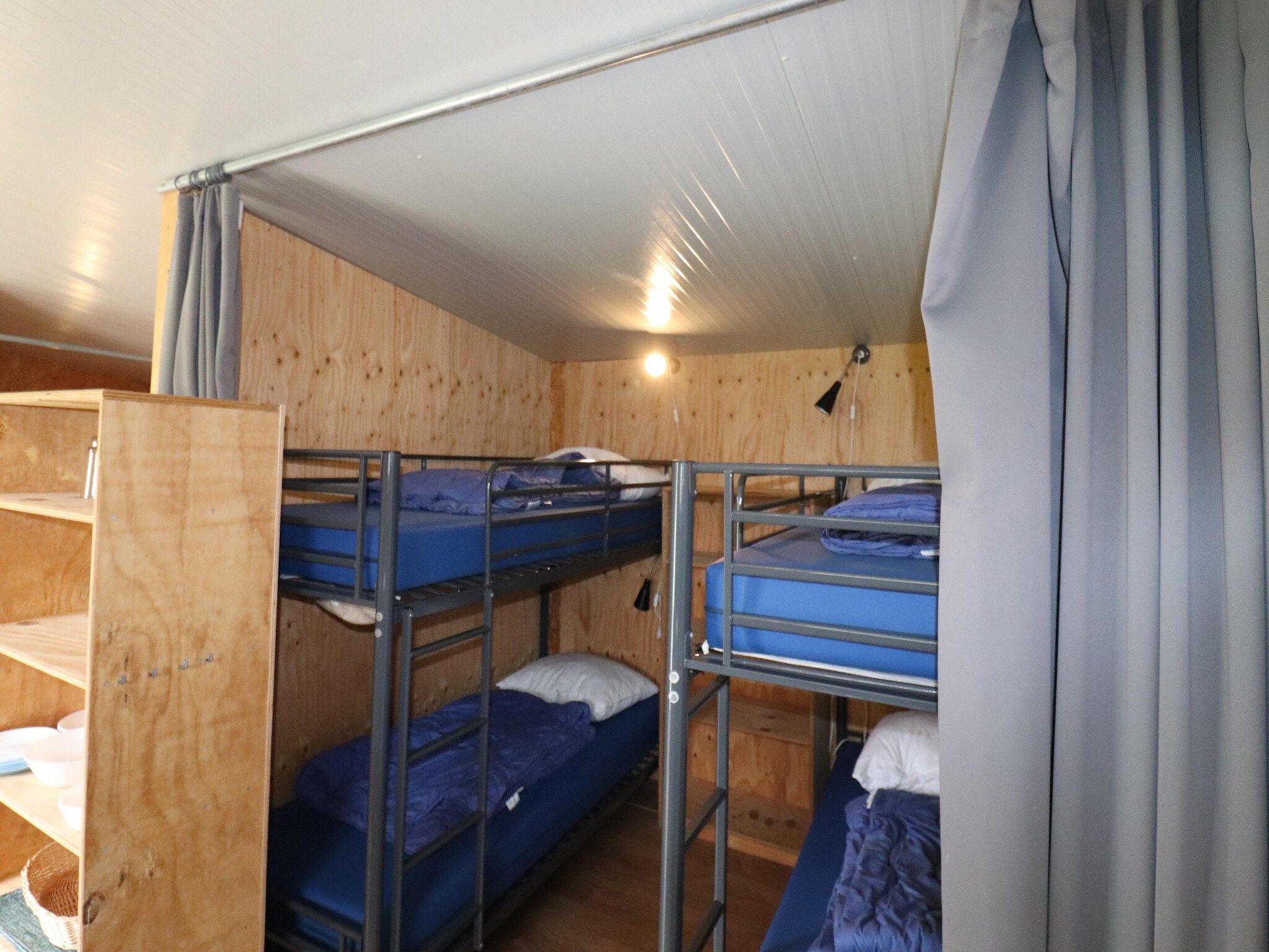 Een slaapkamer van Cosy cabin 2 in Heeg
