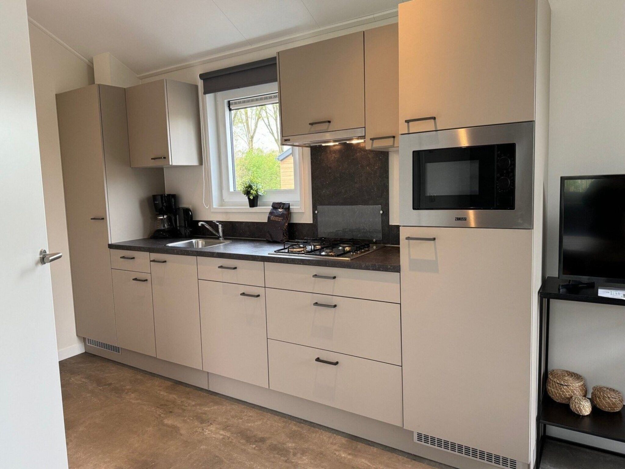 De keuken van Chalet Egel in Hengelo