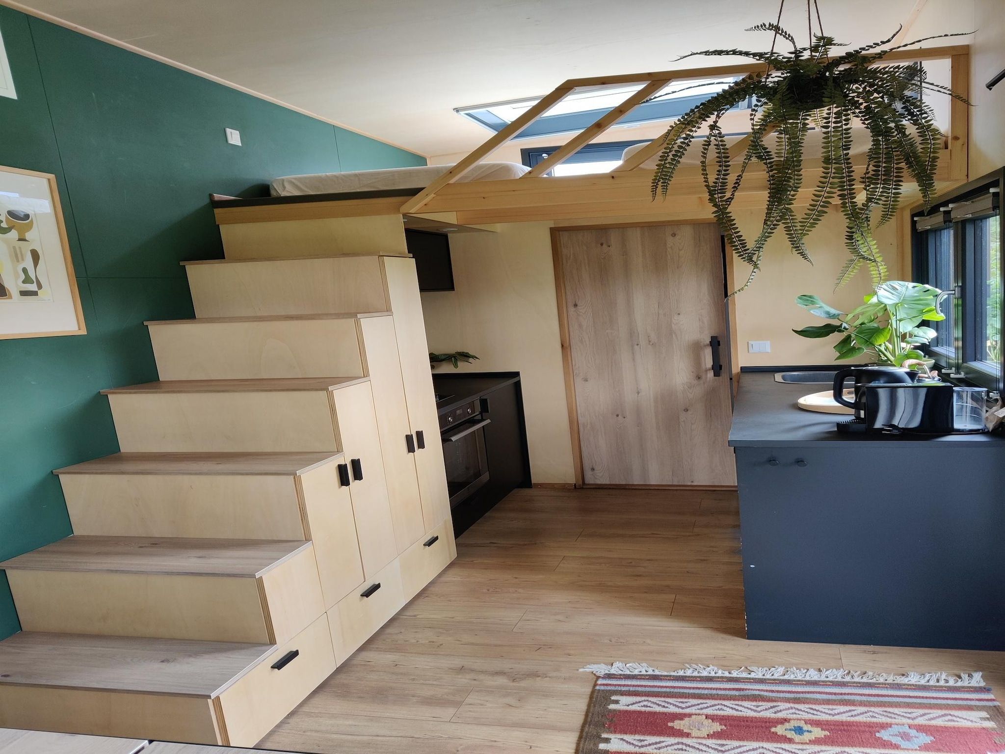 De keuken van Tiny house voor 2  2 personen in Scherpenzeel (FR)