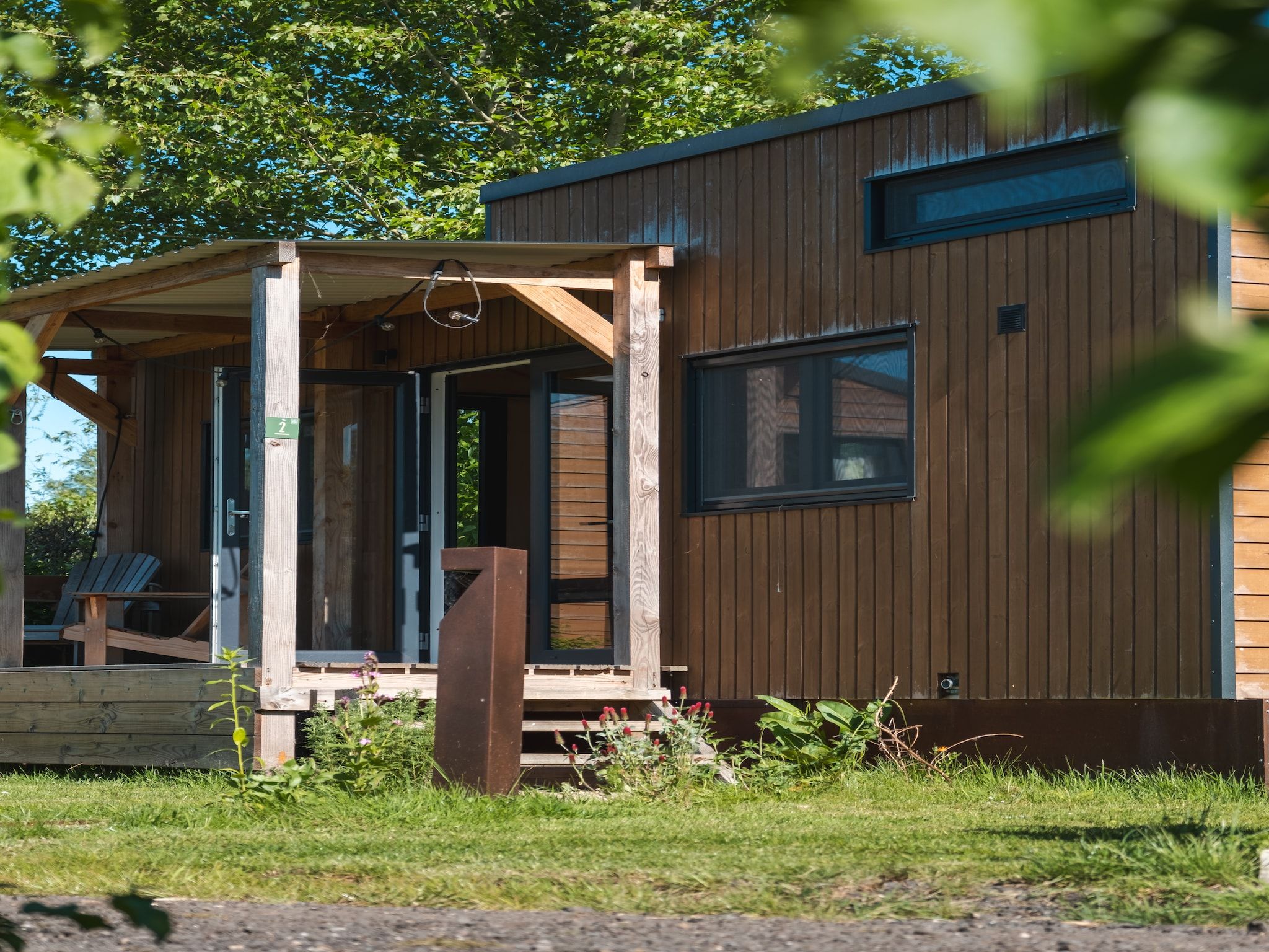 De buitenkant van Tiny house voor 2  2 personen in Scherpenzeel (FR)