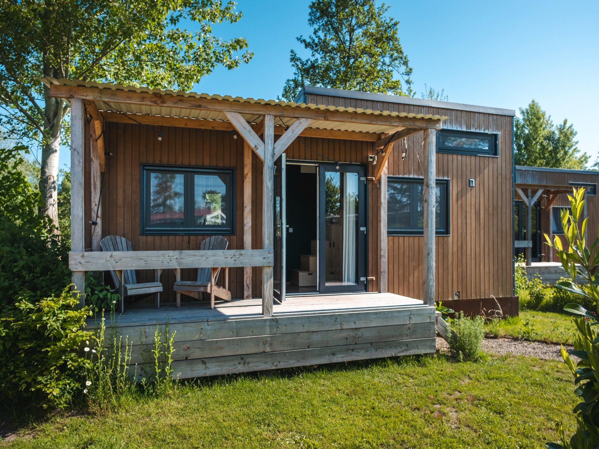 De buitenkant van Tiny house voor 2  2 personen in Scherpenzeel (FR)