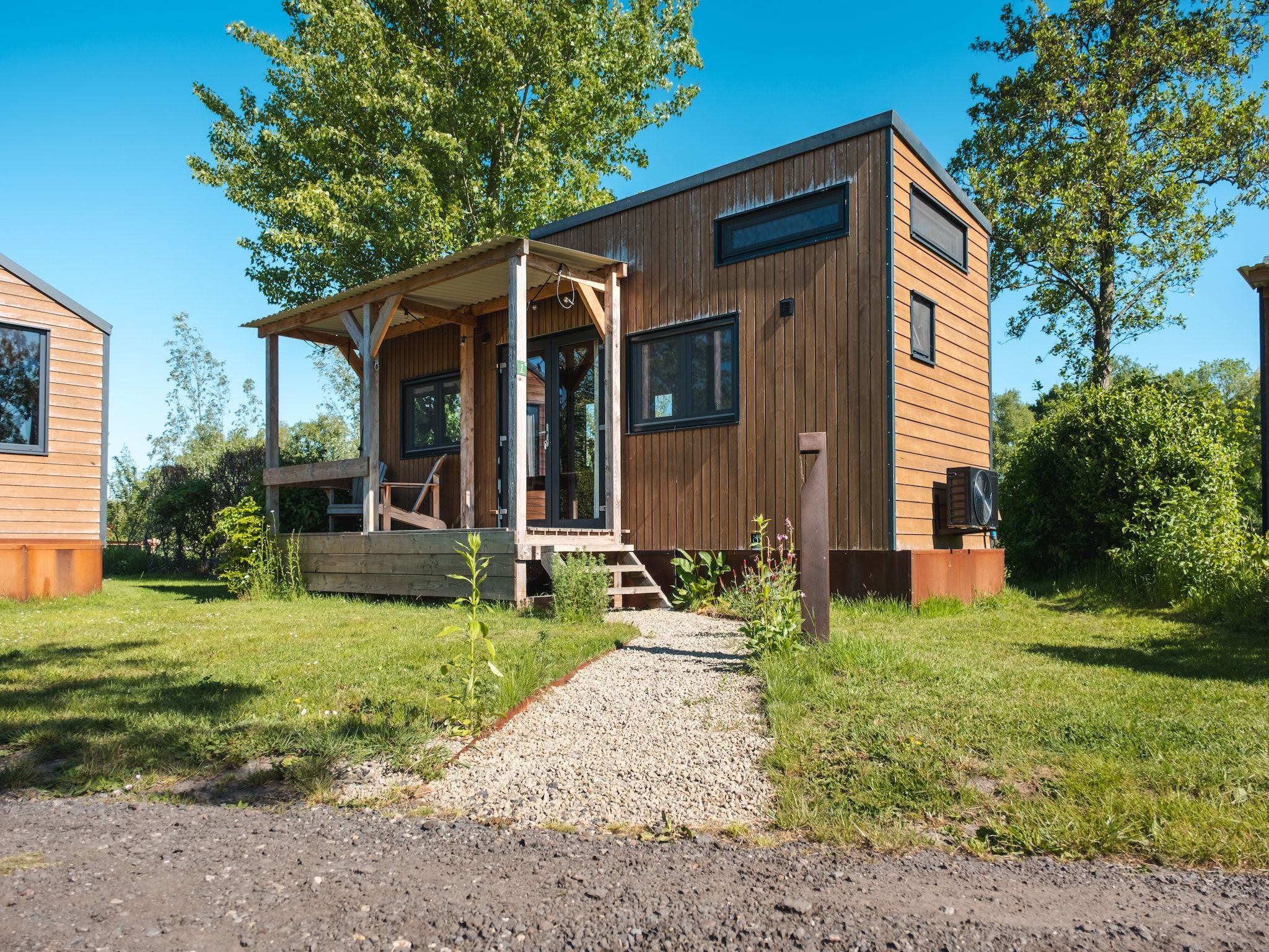 De buitenkant van Tiny house voor 2  2 personen in Scherpenzeel (FR)