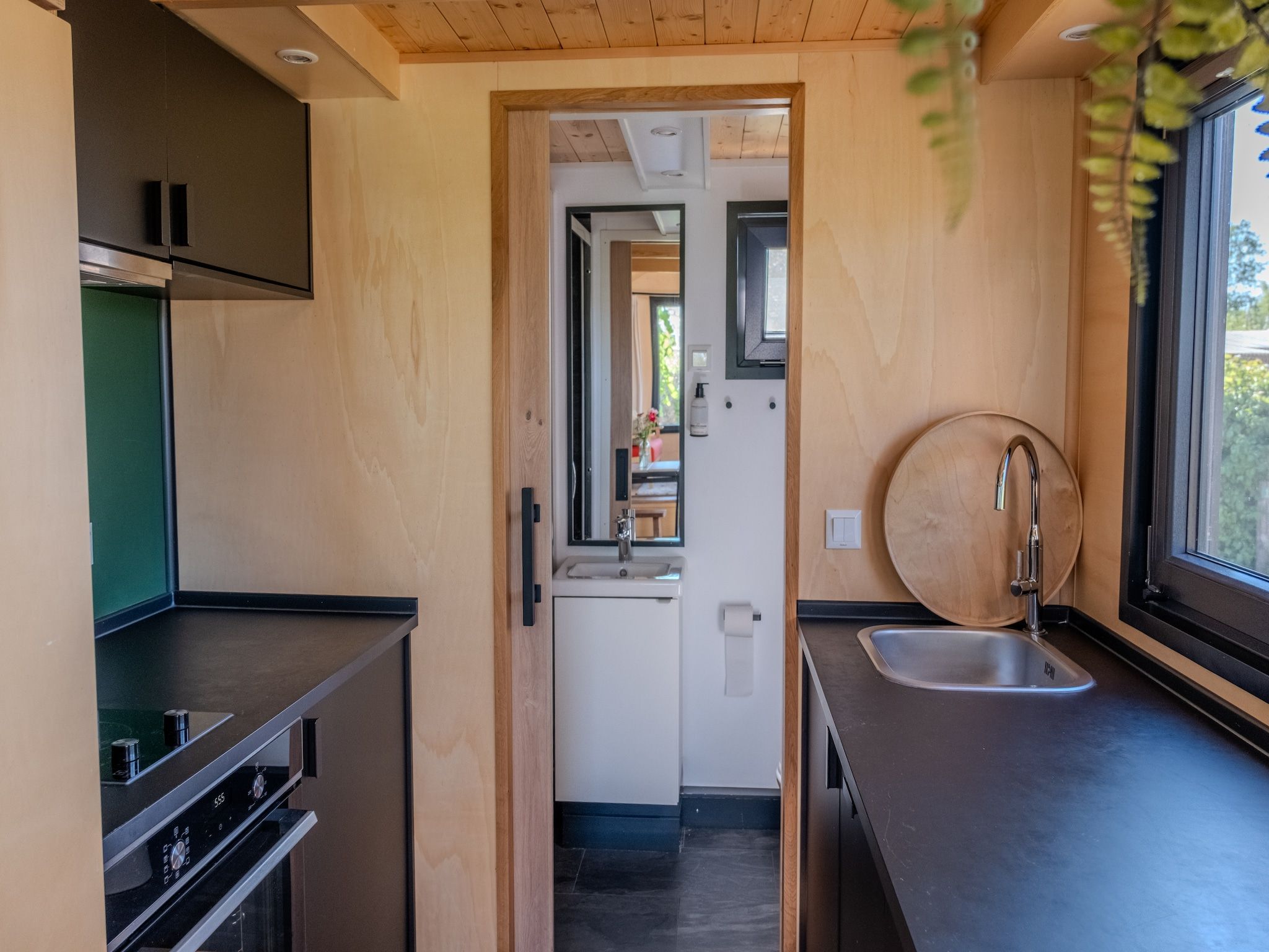 De keuken van Tiny house voor 2  2 personen in Scherpenzeel (FR)