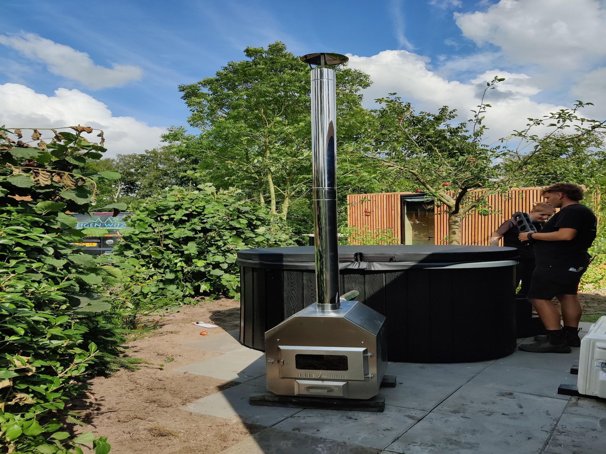 Wellness bij Wetland Cabin 2 persoons (op Boetiekpark de Kas, Scherpenzeel, Friesland) in Scherpenzeel (FR)