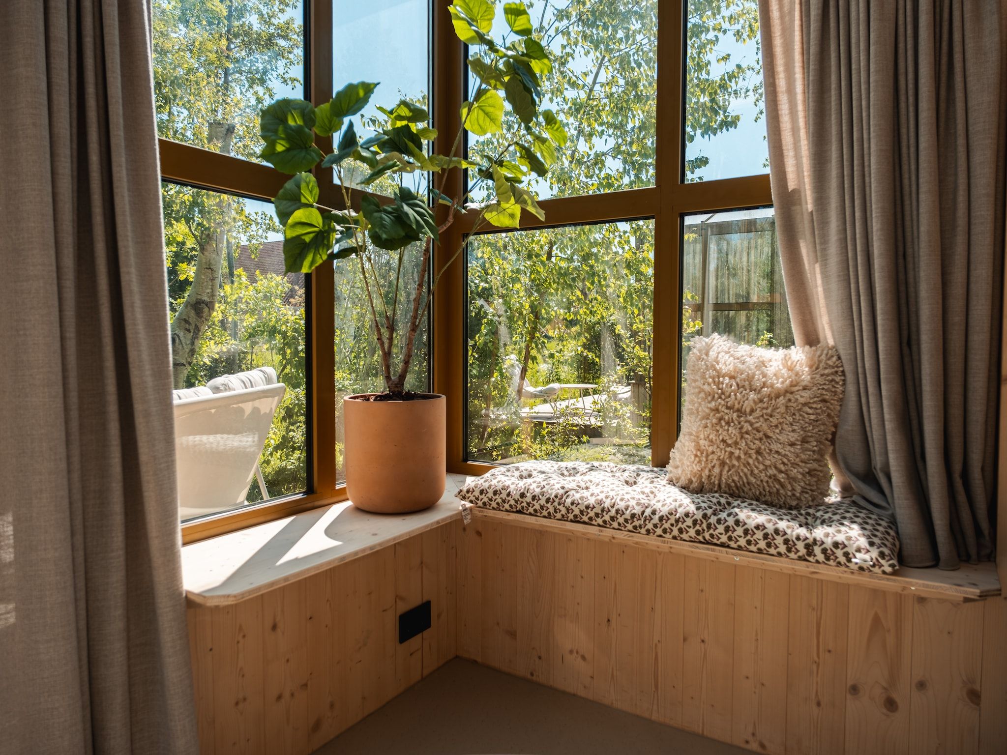 Sfeerbeeld van Large Green House 4 persoons in Scherpenzeel (FR)