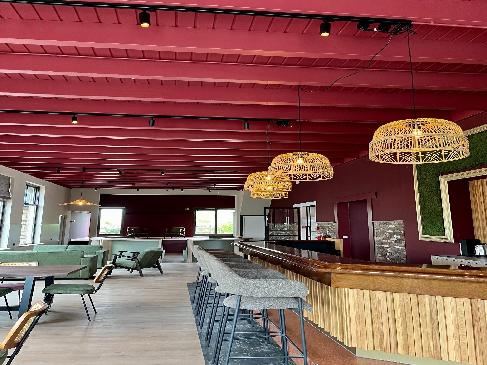 De keuken van Groepsaccommodatie voor 20 personen + 5 Tiny Greenhouses voor 2 tot 4 personen in Scherpenzeel (FR)