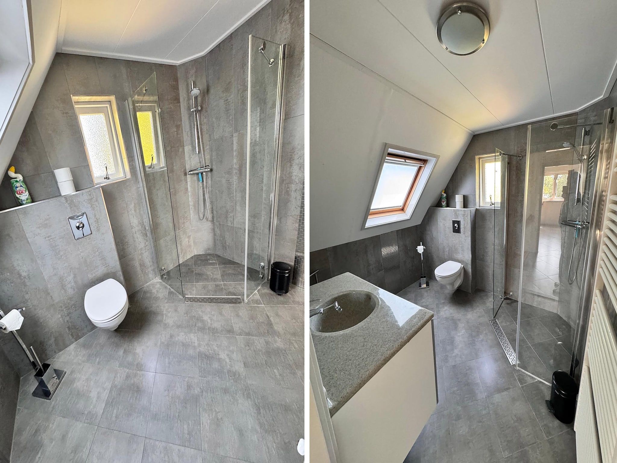 De badkamer van Bungalow 309 in De Koog