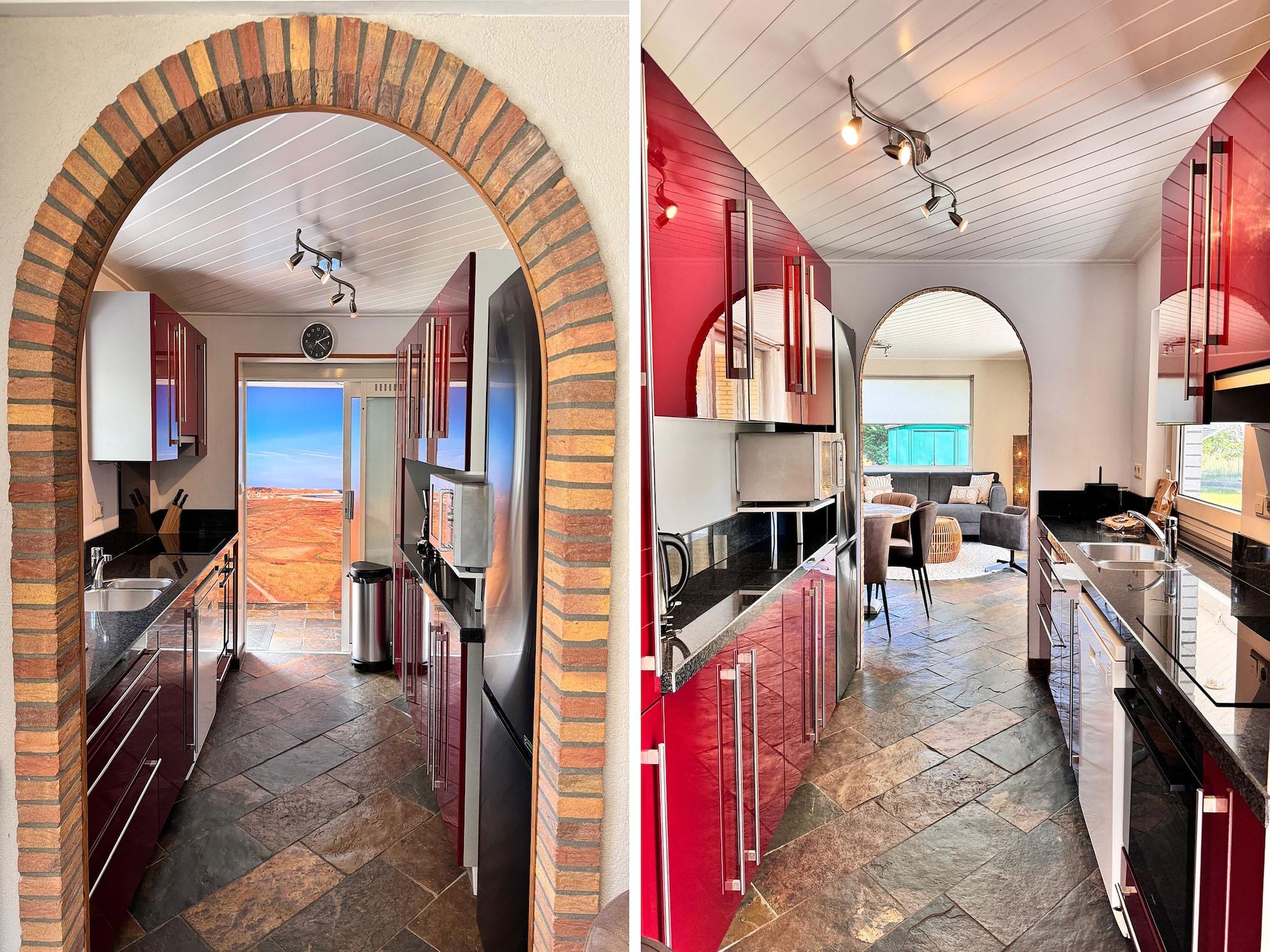 De keuken van Bungalow 309 in De Koog