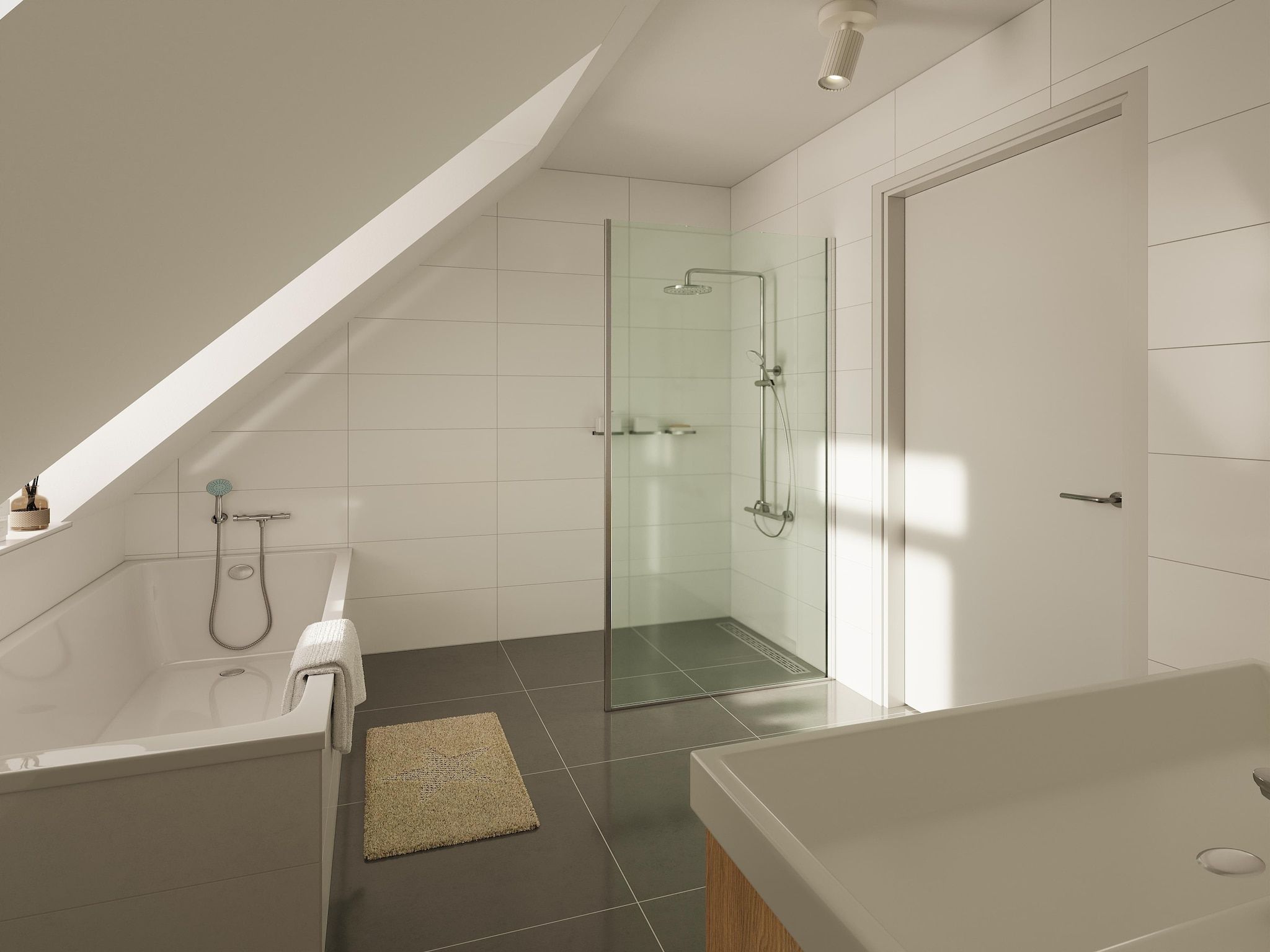 De badkamer van Regthuys Binnen in PS Opperdoes