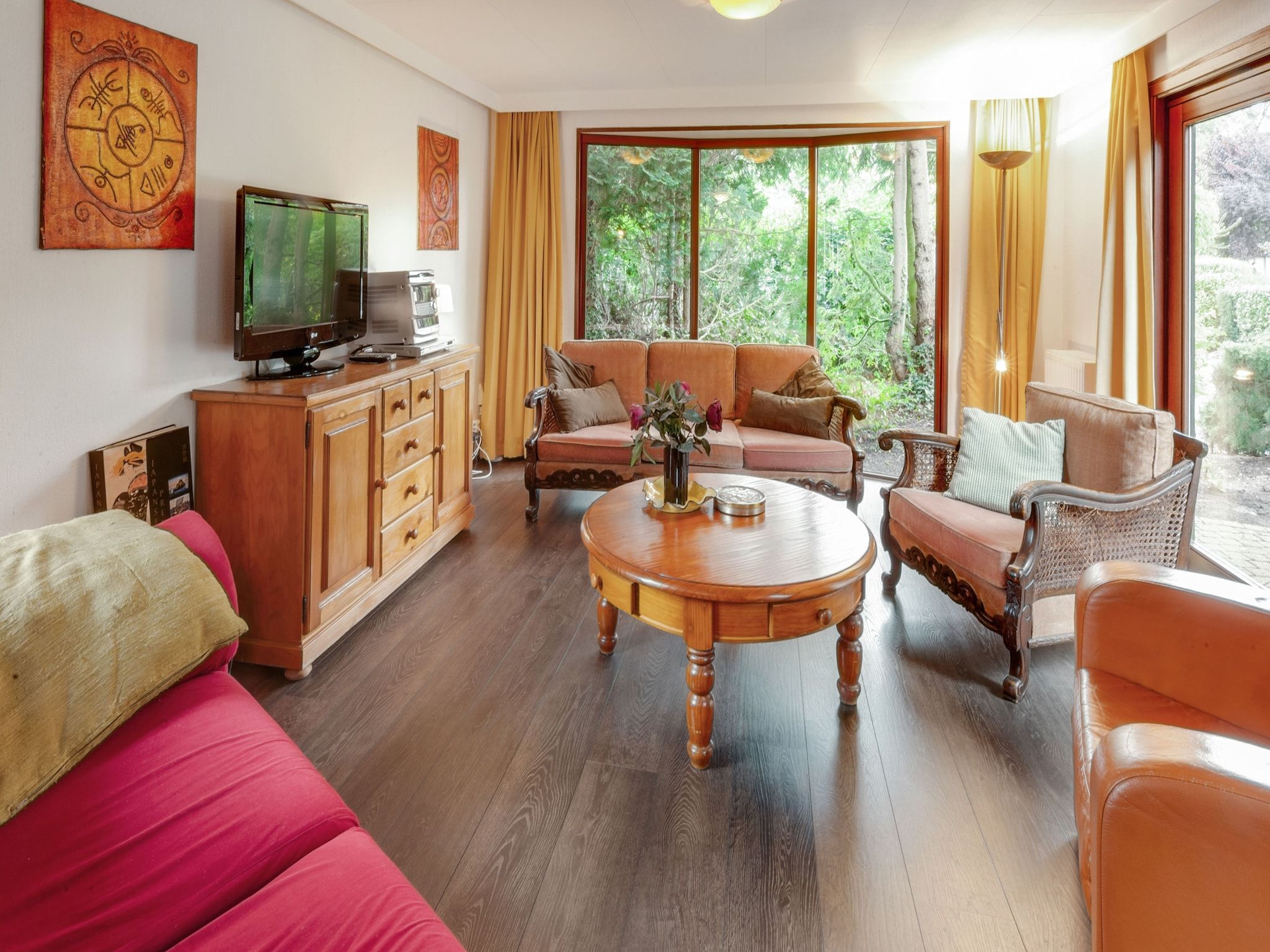 De woonkamer van Huisje Arti in Ommen- Stegeren