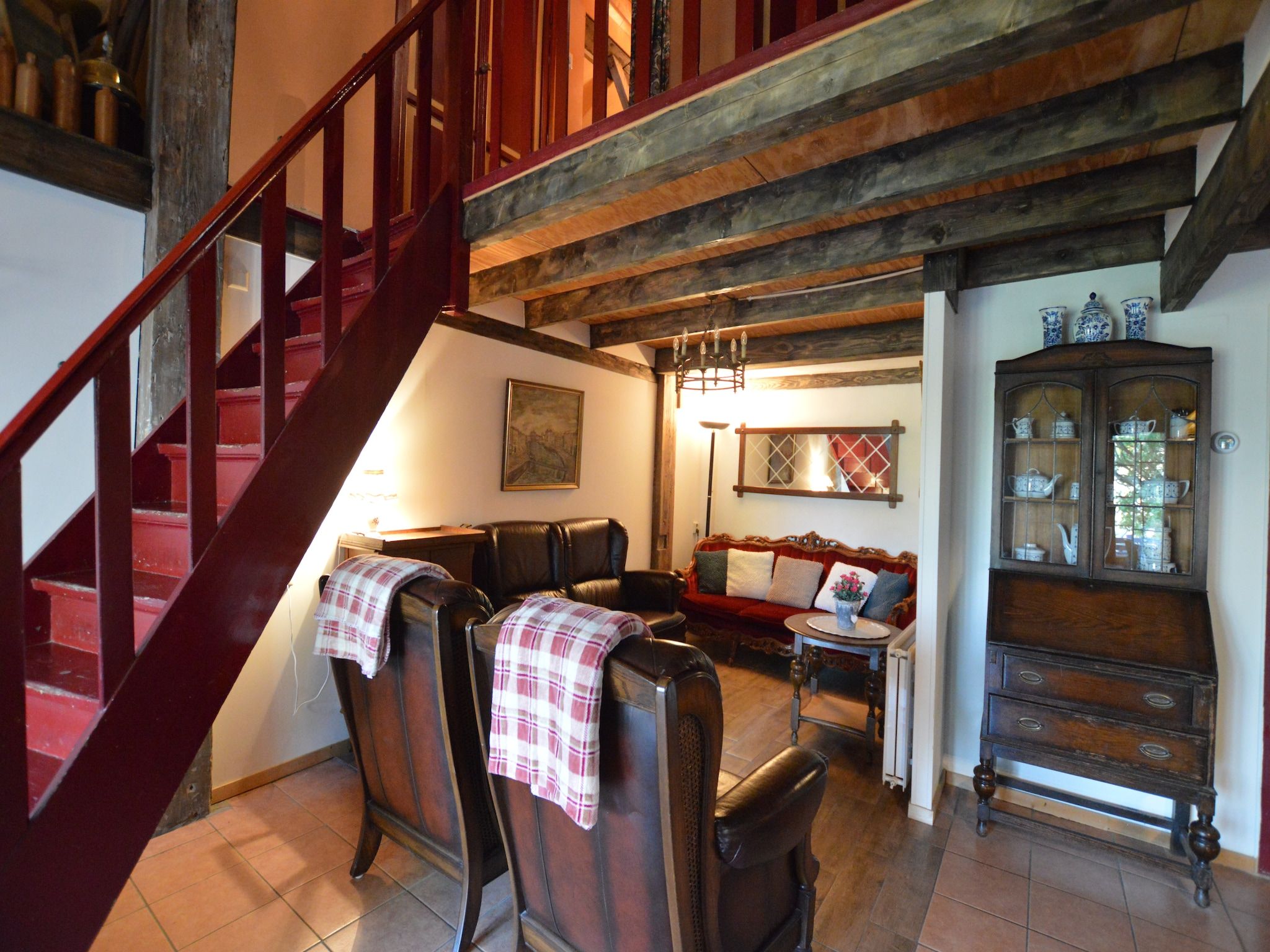 De woonkamer van De Herberg in Bergen op Zoom