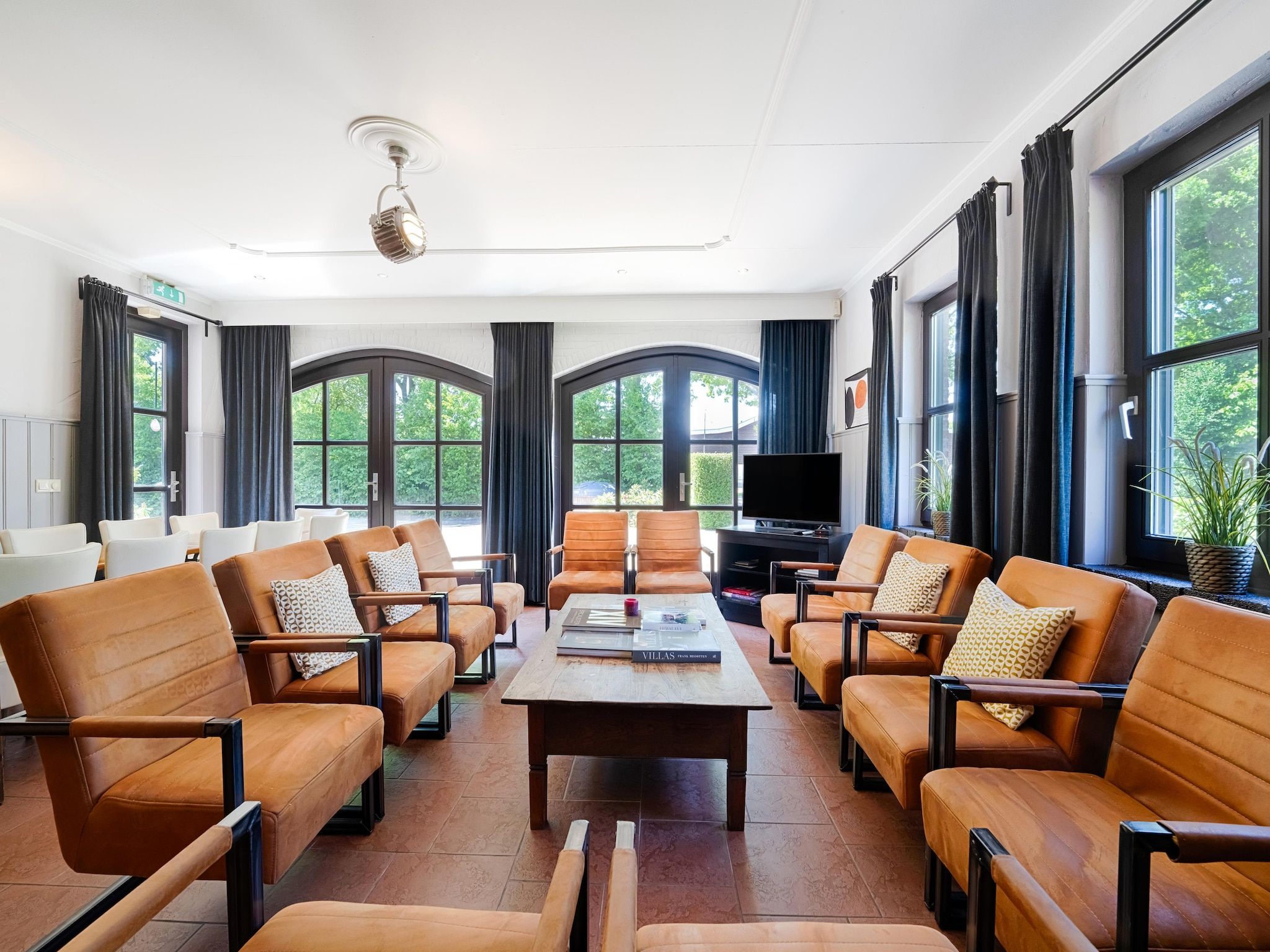 De woonkamer van 't Woold in Asten