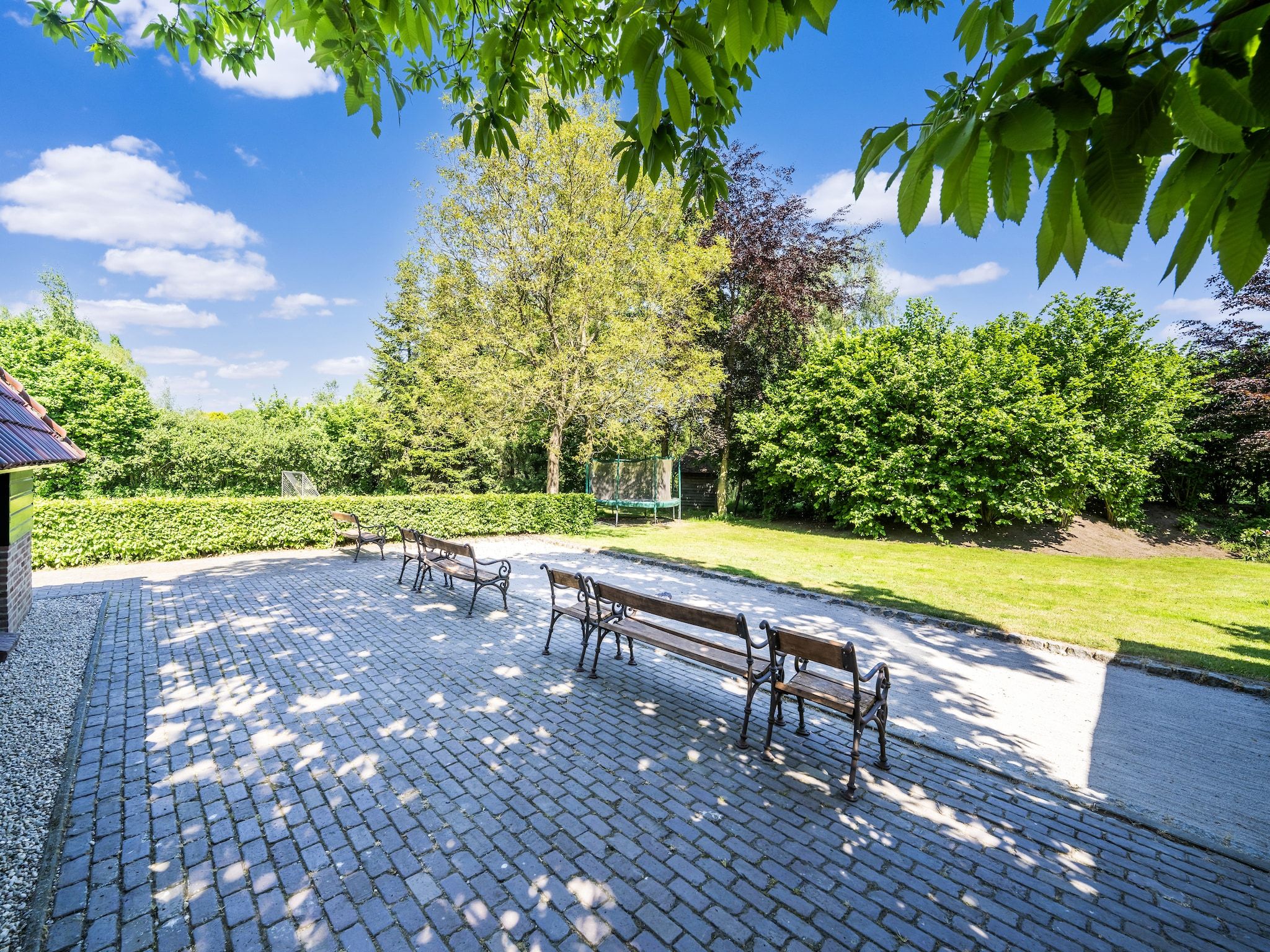 Het terras van 't Woold in Asten