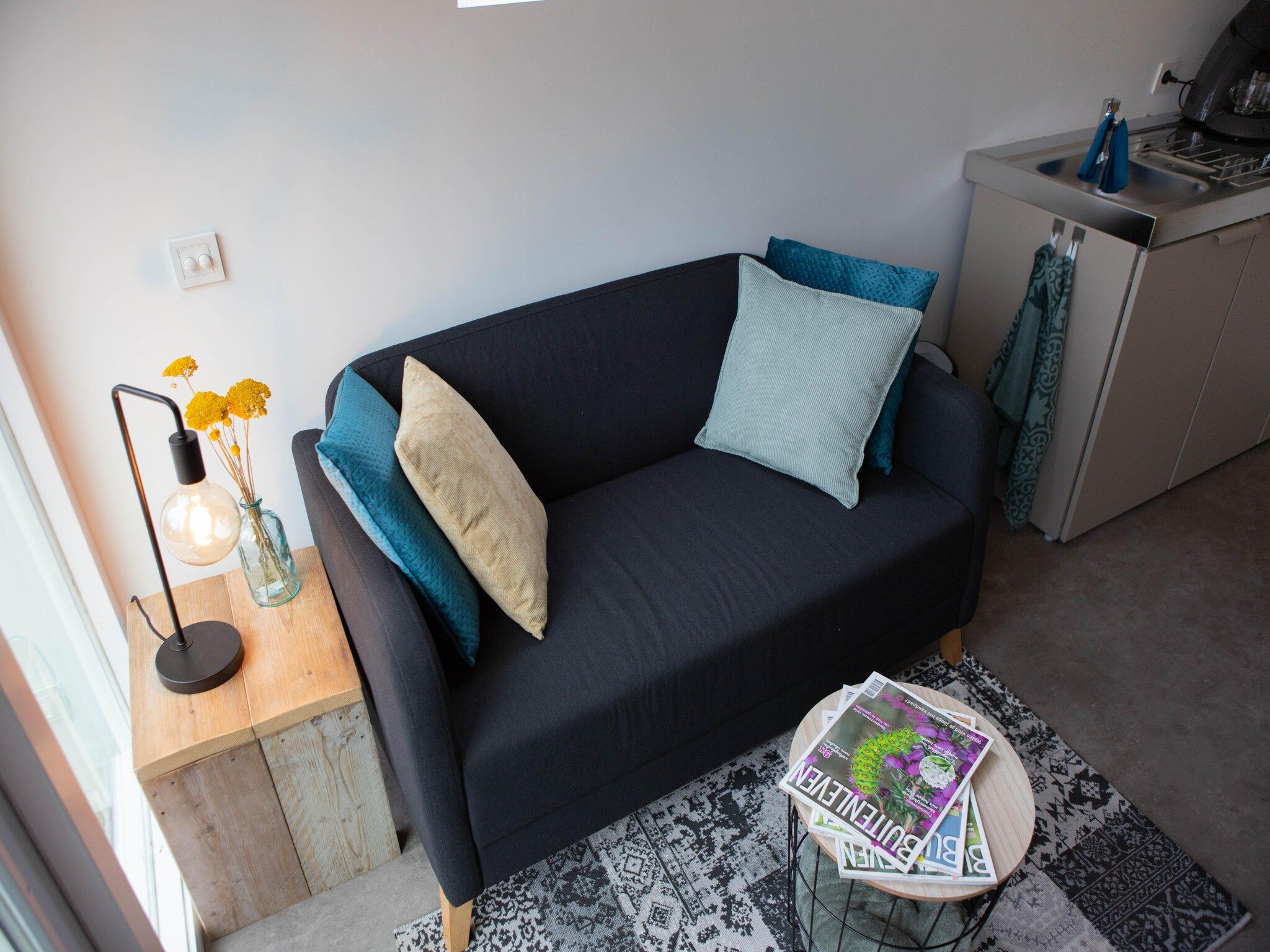 De woonkamer van De Kievit in Oirschot