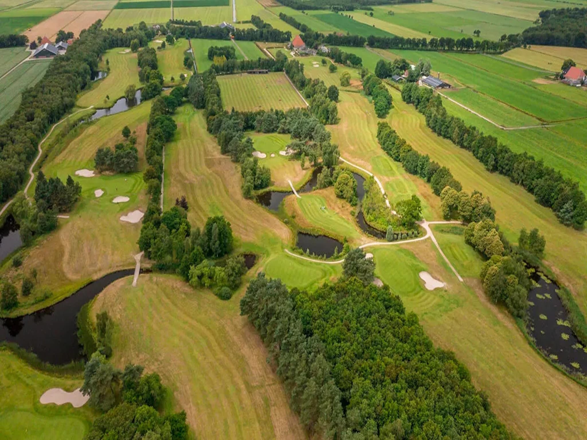 De omgeving van Yn't Bosk in Sint Nicolaasga