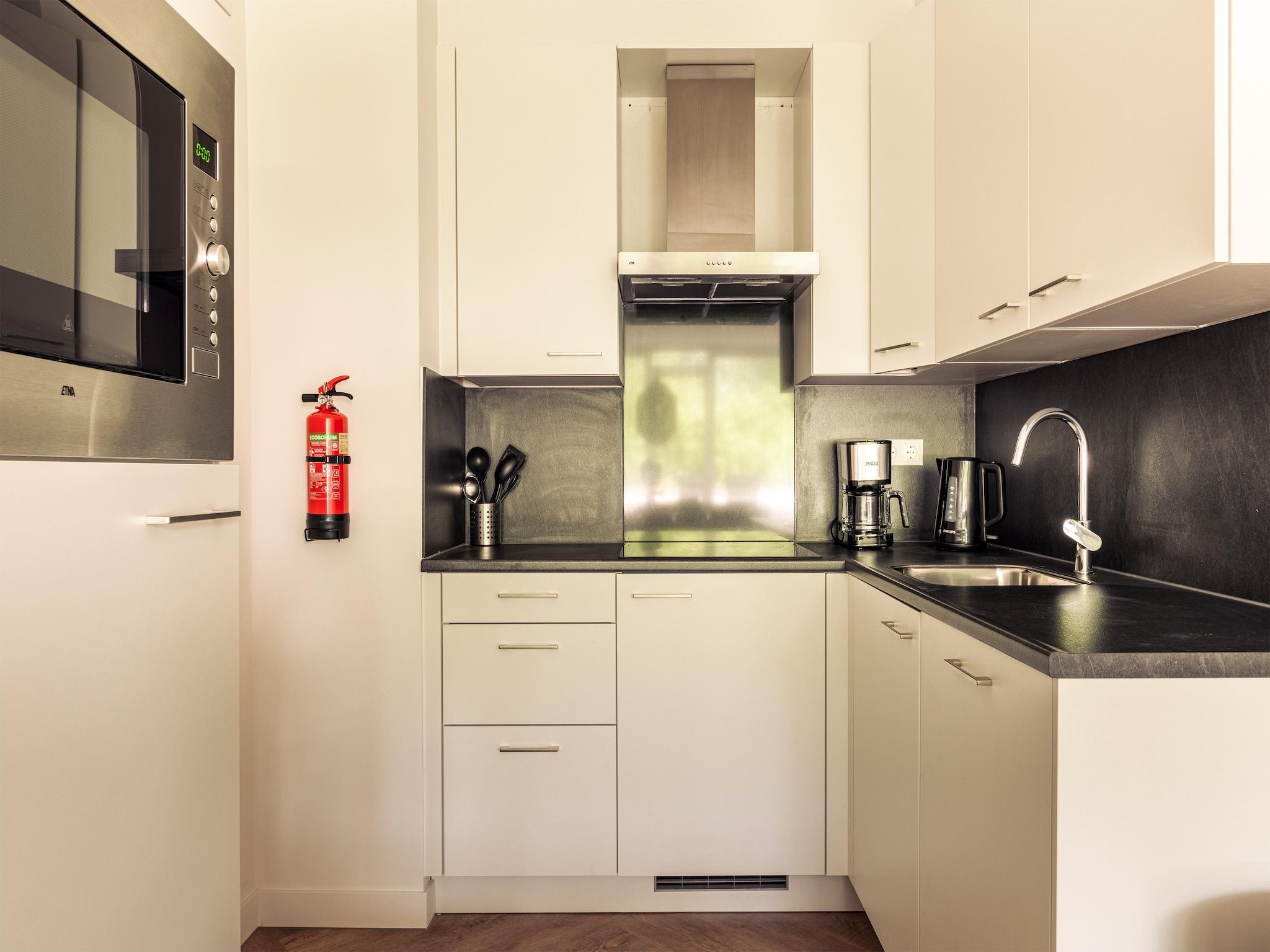 De keuken van Appartement Comfort 6AR in Bruinisse