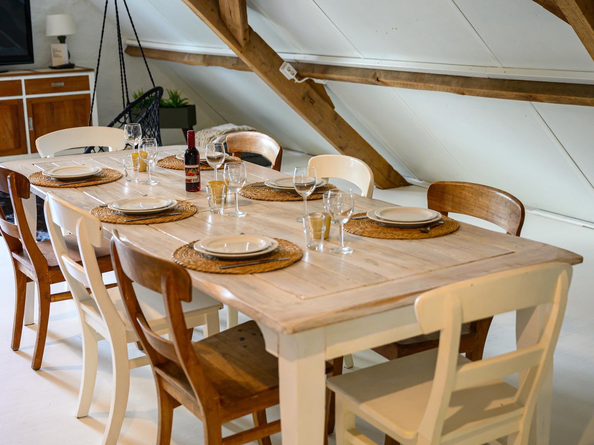 De eetkamer van Klein Blankenstein in Doorn