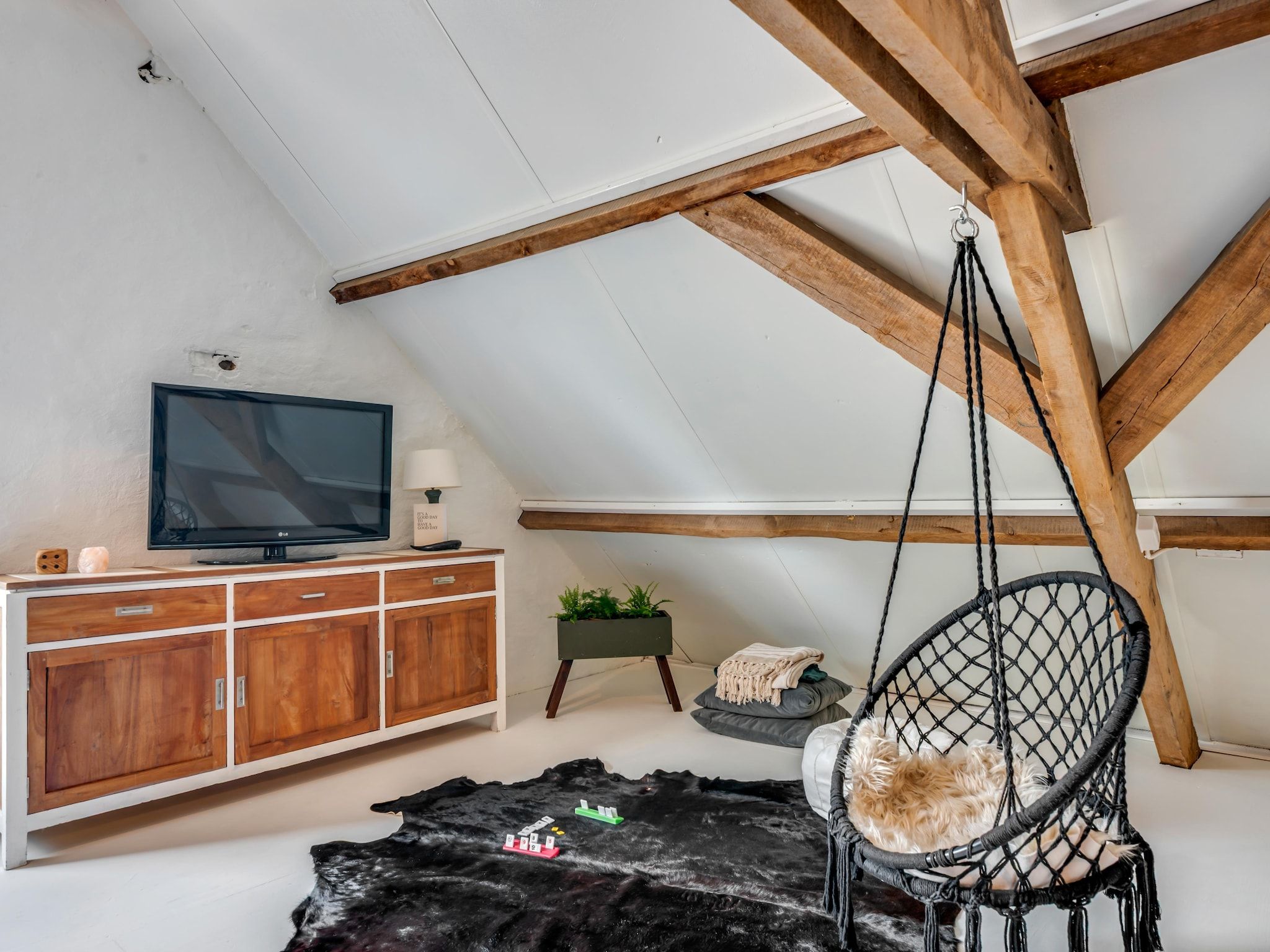 De woonkamer van Klein Blankenstein in Doorn