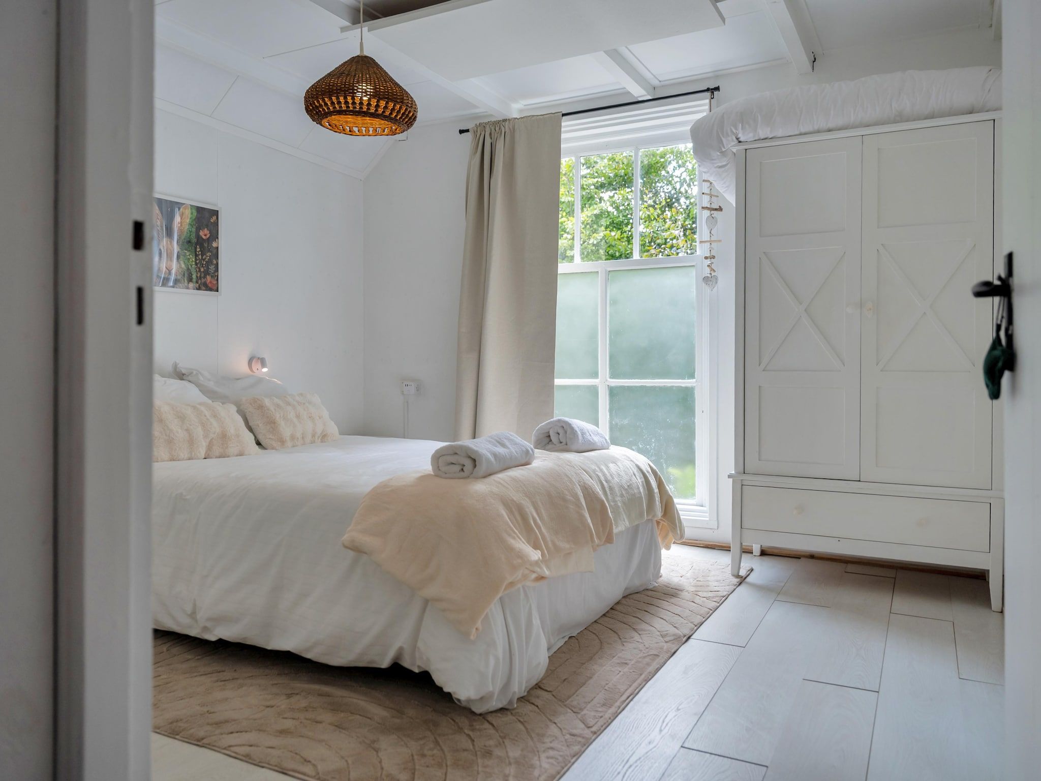Een slaapkamer van Klein Blankenstein in Doorn
