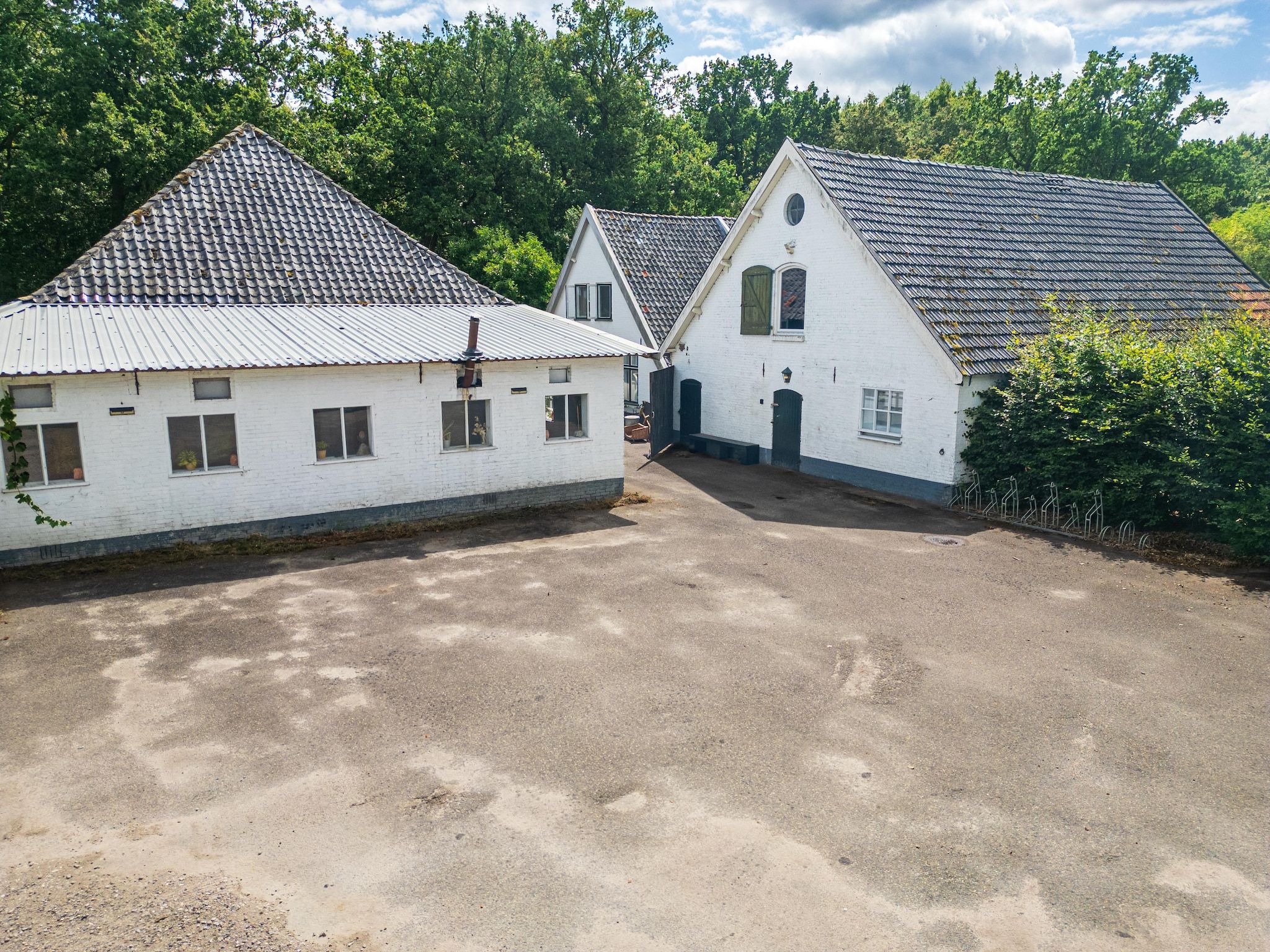 De buitenkant van Klein Blankenstein in Doorn