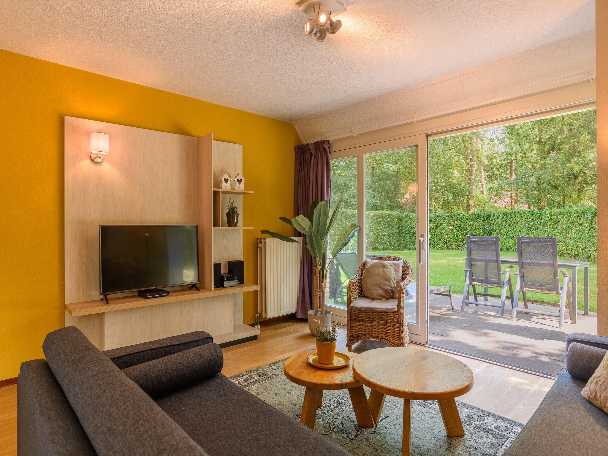 De woonkamer van Parc Duc de Brabant 14 in Diessen-Baarschot