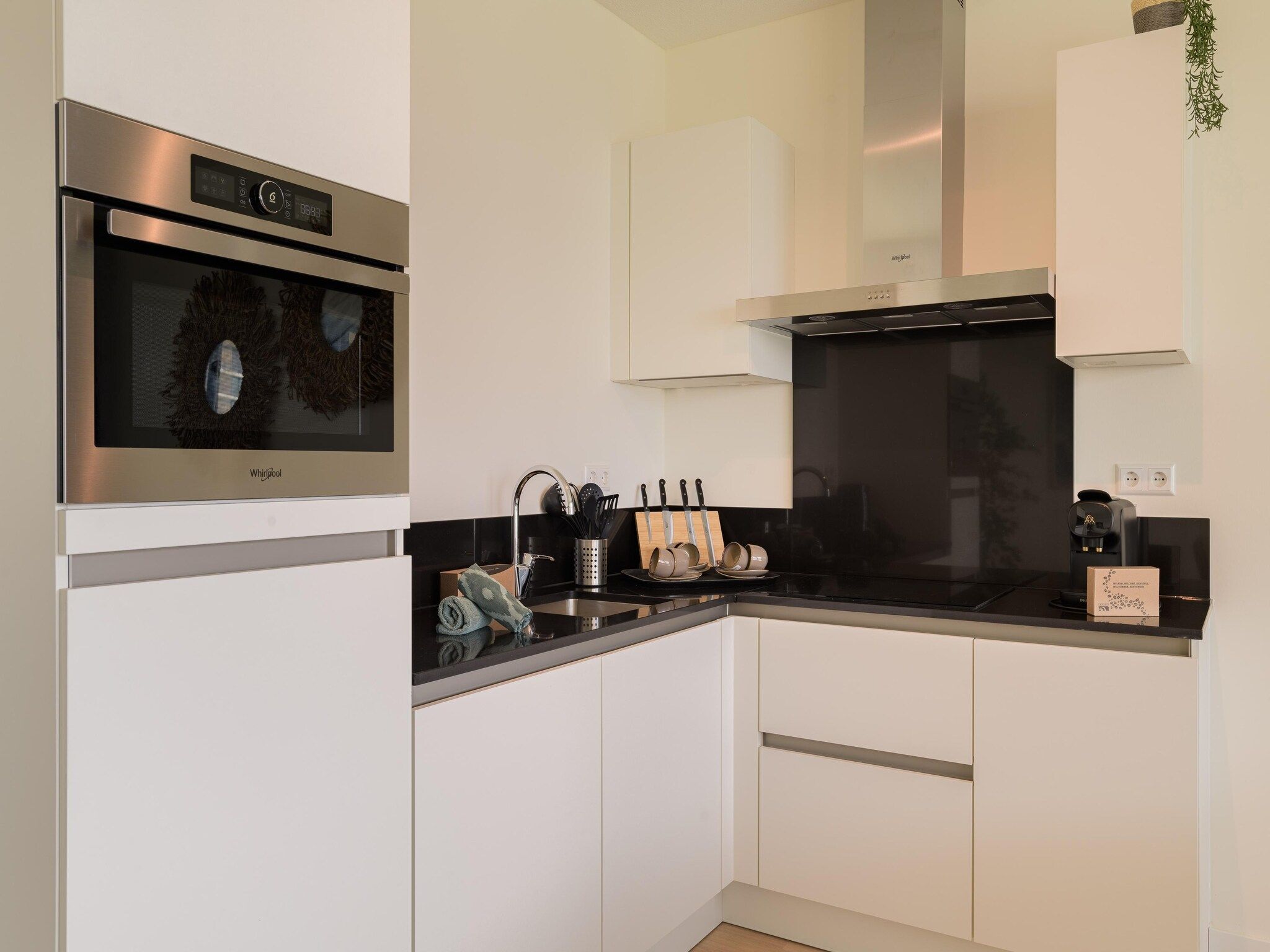 De keuken van Breskens Apartments & Penthouses 17 in Breskens