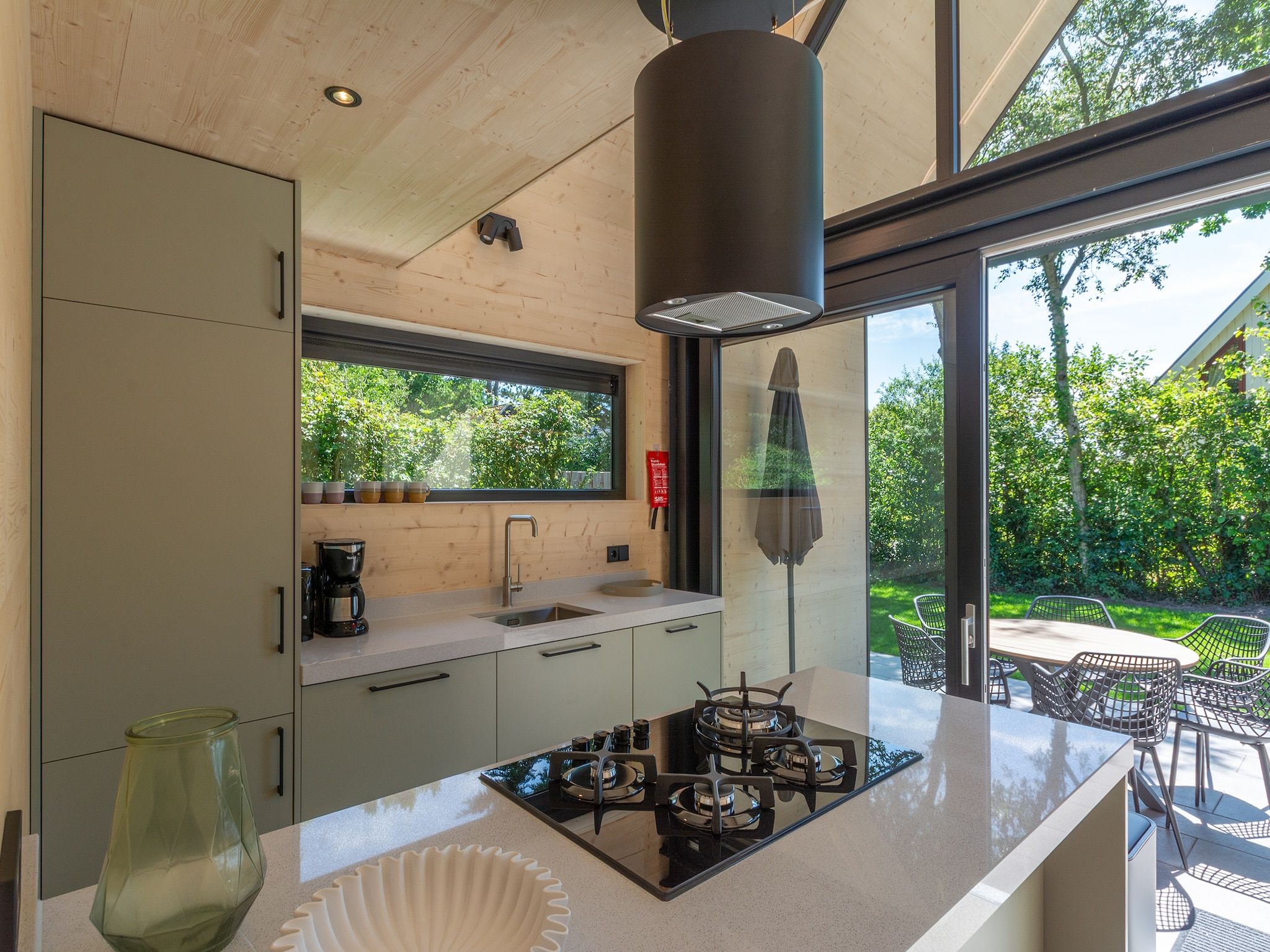 De keuken van Belkmer Beachhouse in Sint Maartenszee