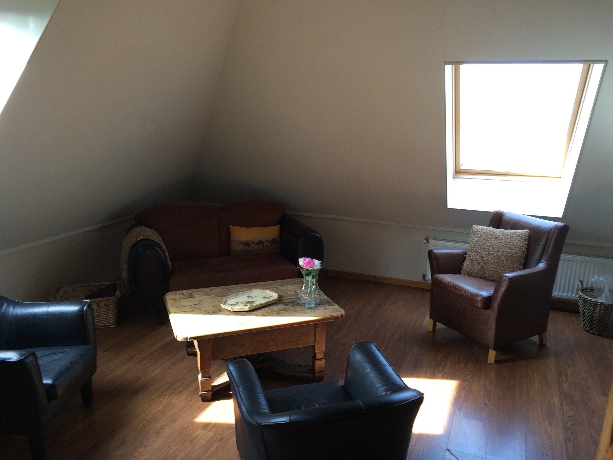 De woonkamer van Appartement Nostalgisch in Schagen