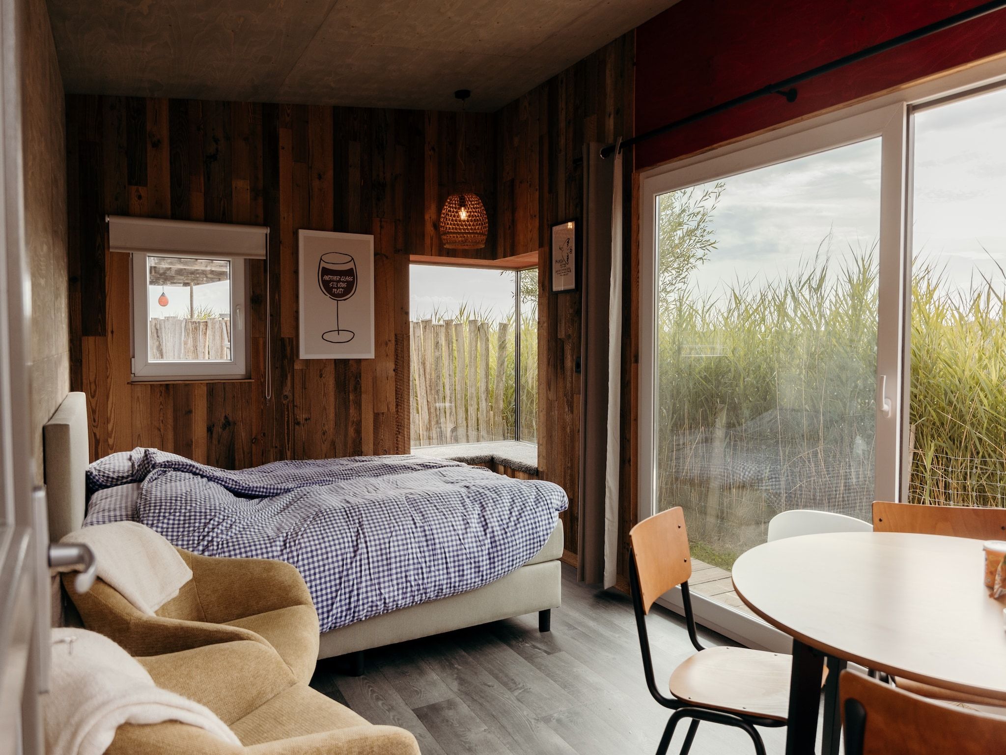 Een slaapkamer van Solglimt 4 Pers. in Callantsoog