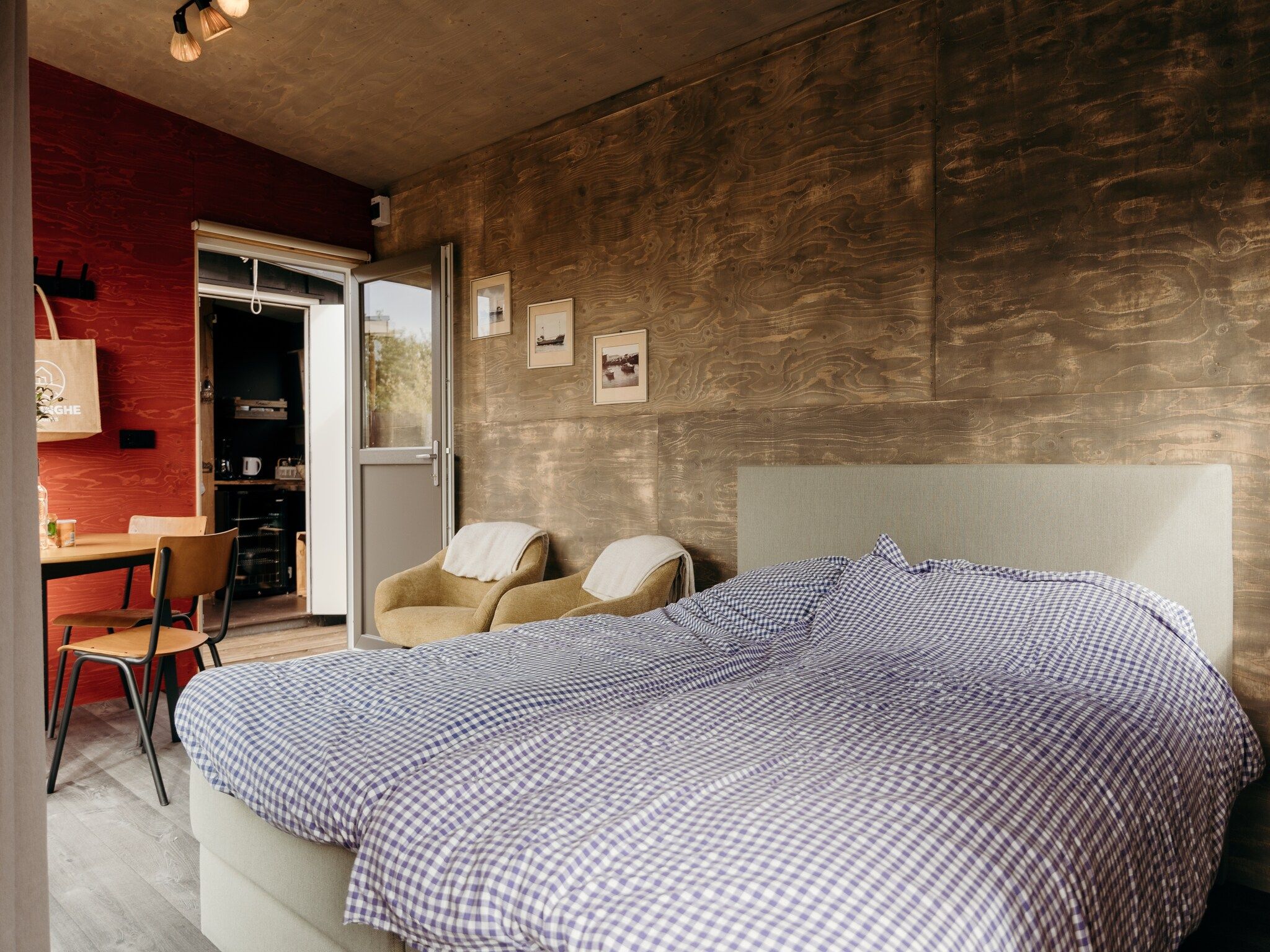 Een slaapkamer van Solglimt 4 Pers. in Callantsoog