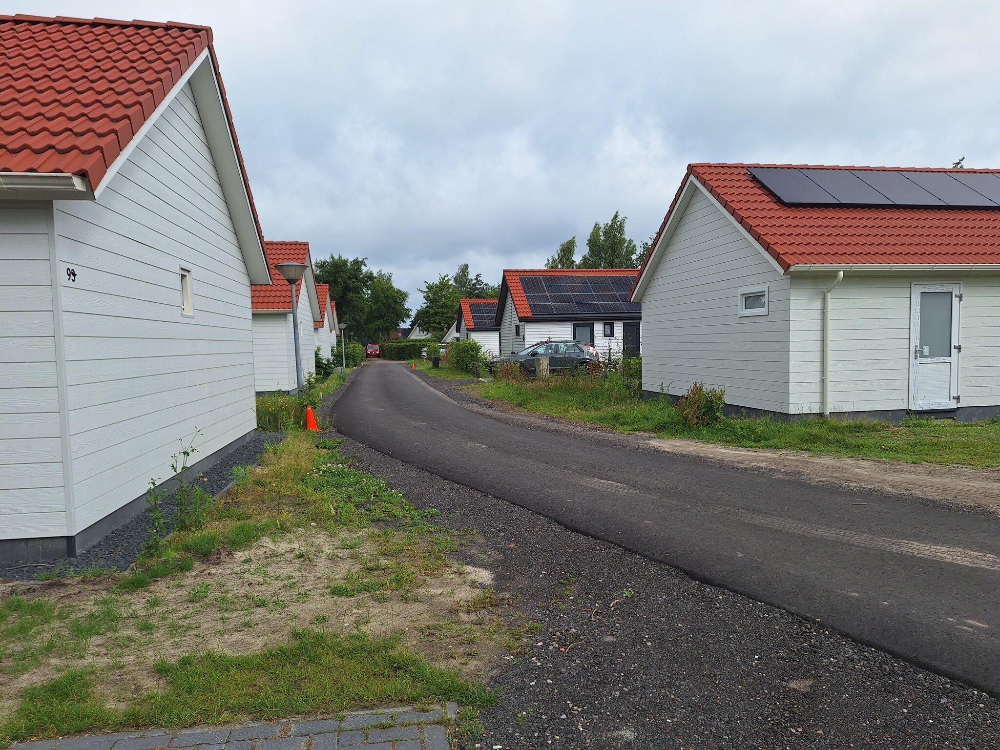 De buitenkant van Chaletwoning in Sint Nicolaasga