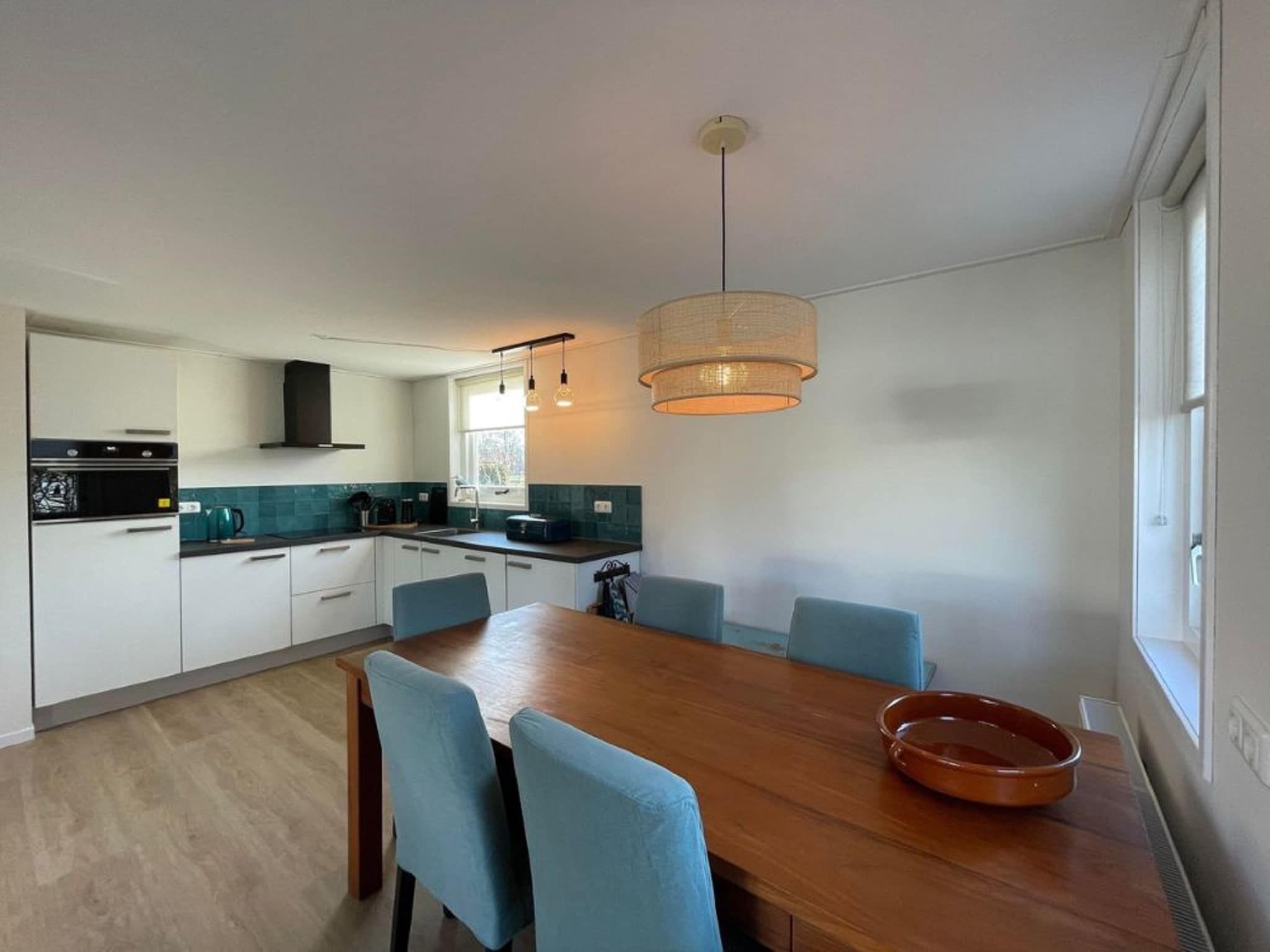 De keuken van Chaletwoning in Sint Nicolaasga