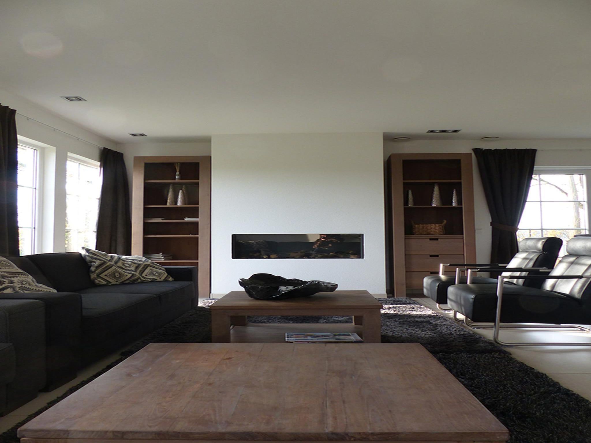 De woonkamer van Villa de Hertog 722 in Baarle-nassau